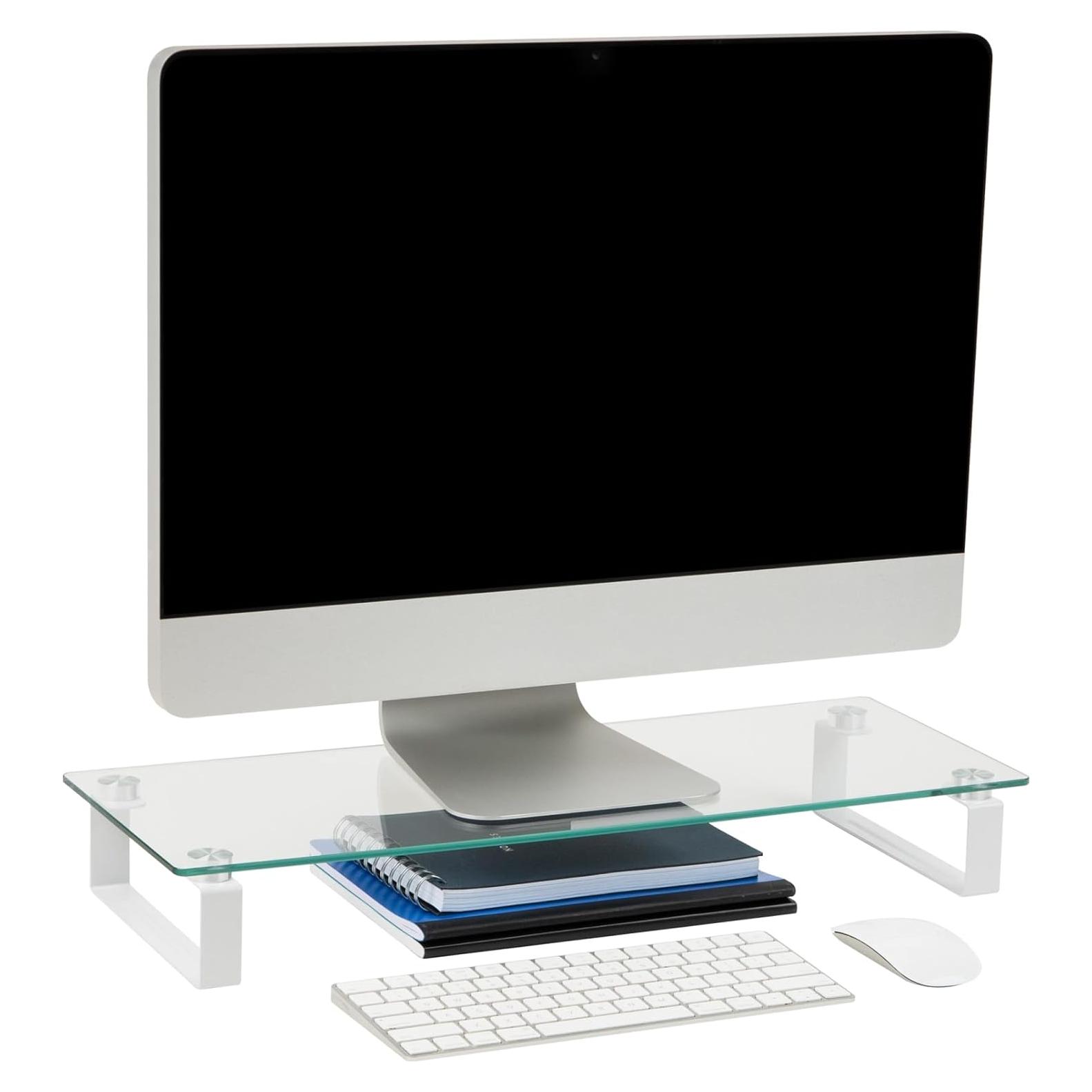Soporte para Monitor de Vidrio Mind Reader 56x21 cm, Ergonomía