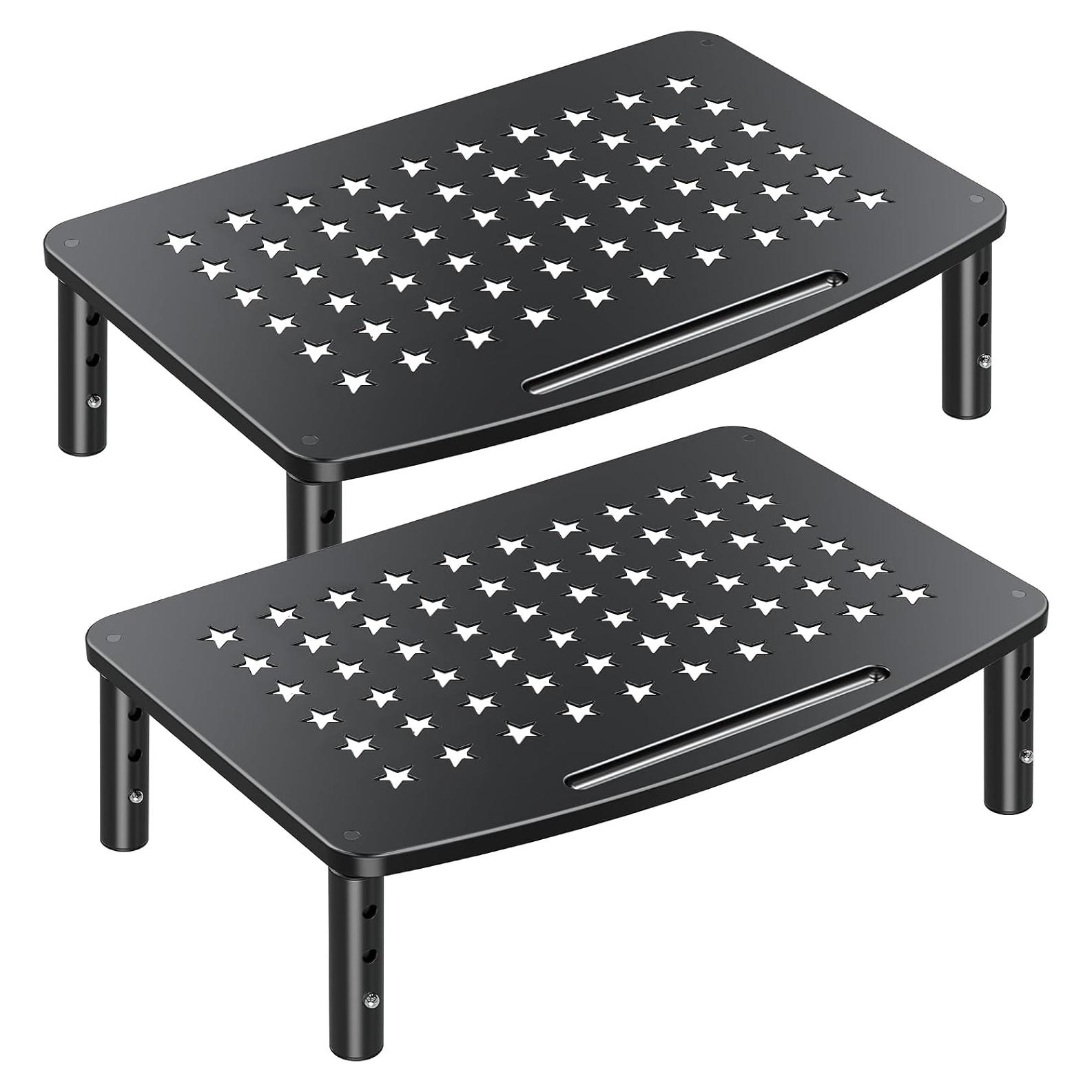 Soporte para Monitores Zimilar - 2 Paquetes, Altura Ajustable