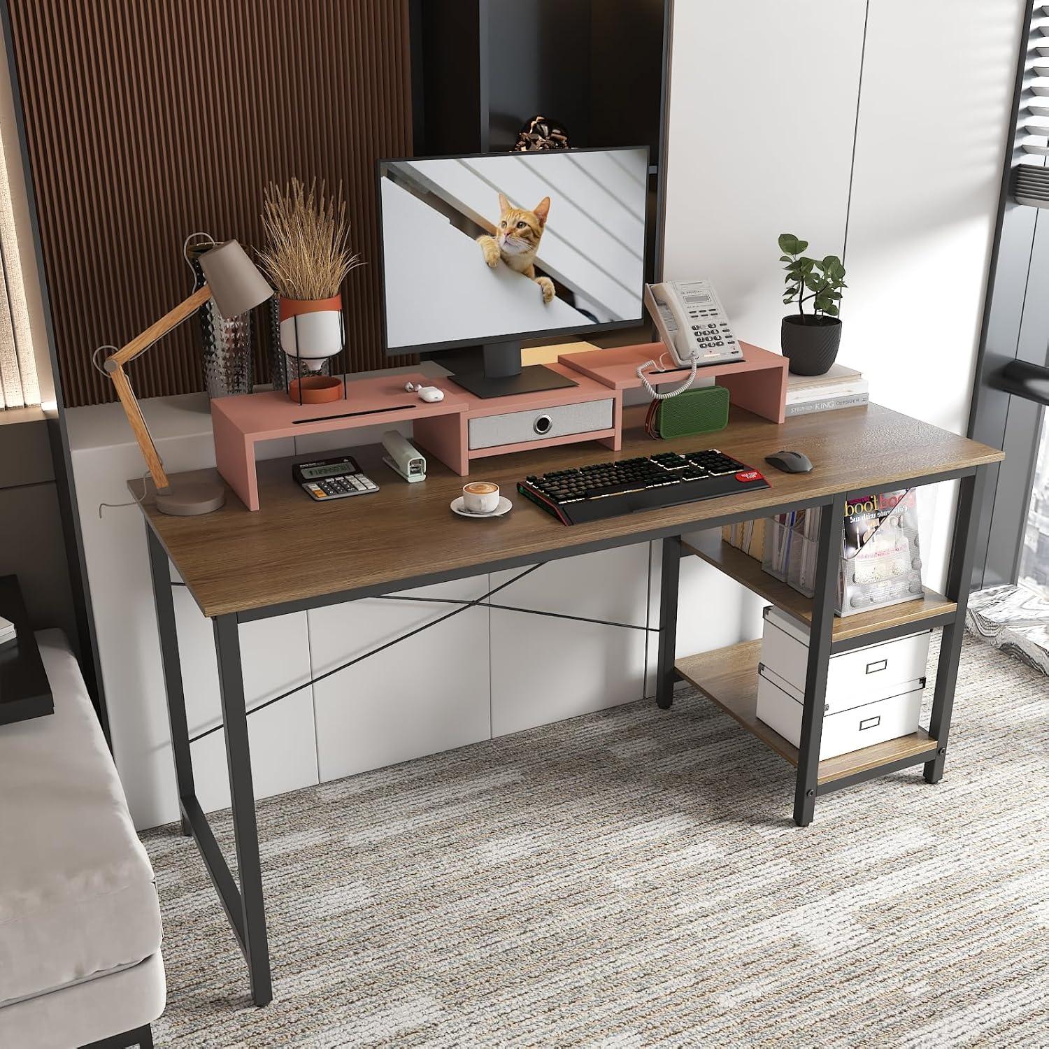 Soporte para computadora WESTREE ajustable 3 estantes blanco