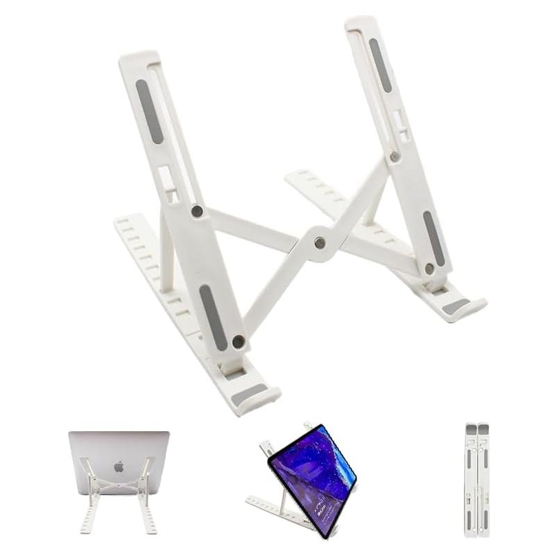 Soporte Ajustable para Laptop Pidien Blanco 6 Niveles Ergonomico