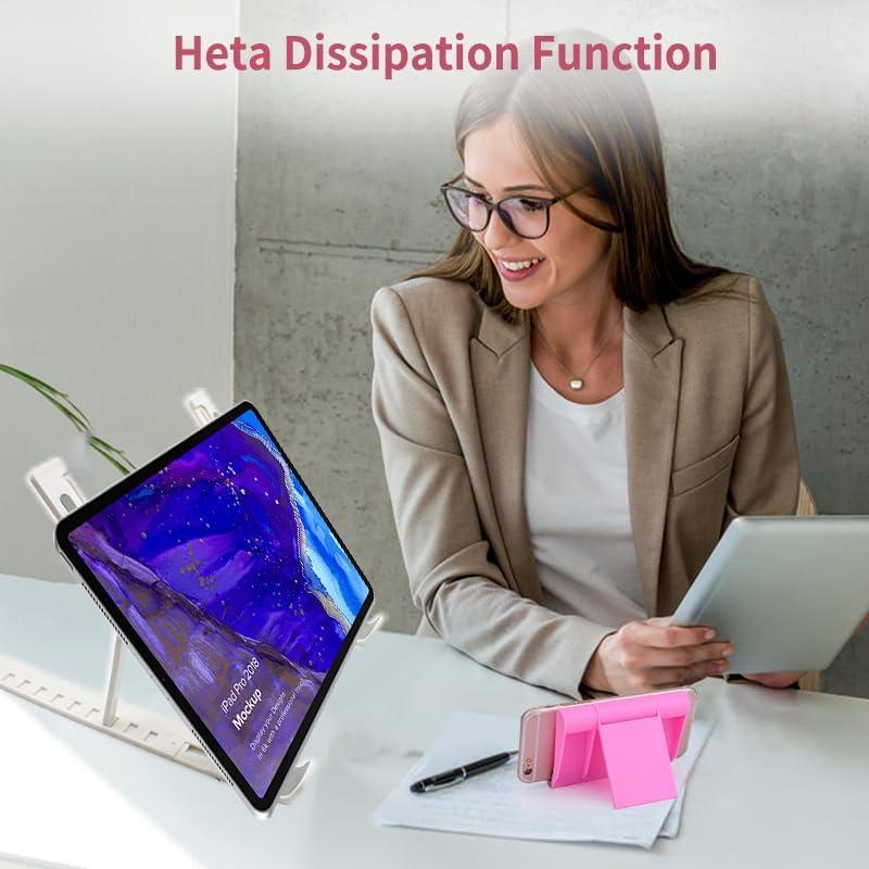 Soporte Ajustable para Laptop Pidien Blanco 6 Niveles Ergonomico