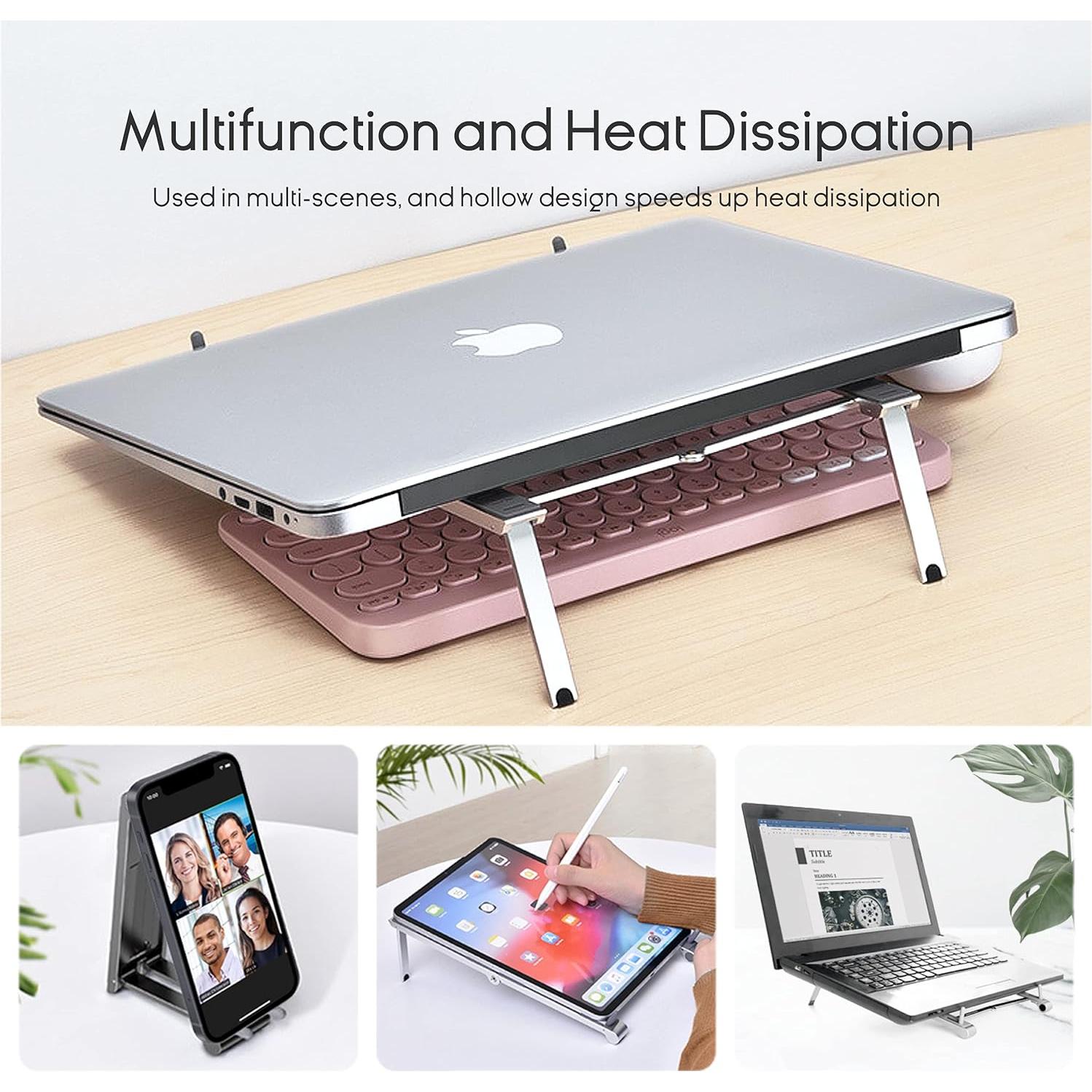 Soporte Multifuncional 3-en-1 Whardeeg Magic X1 Plata