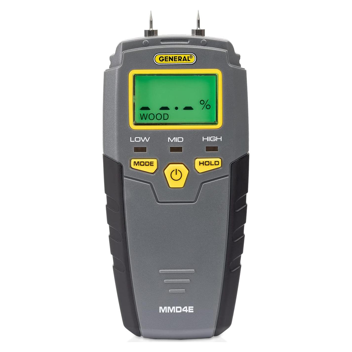 Medidor Digital de Humedad General Tools MMD4E Tipo Pin