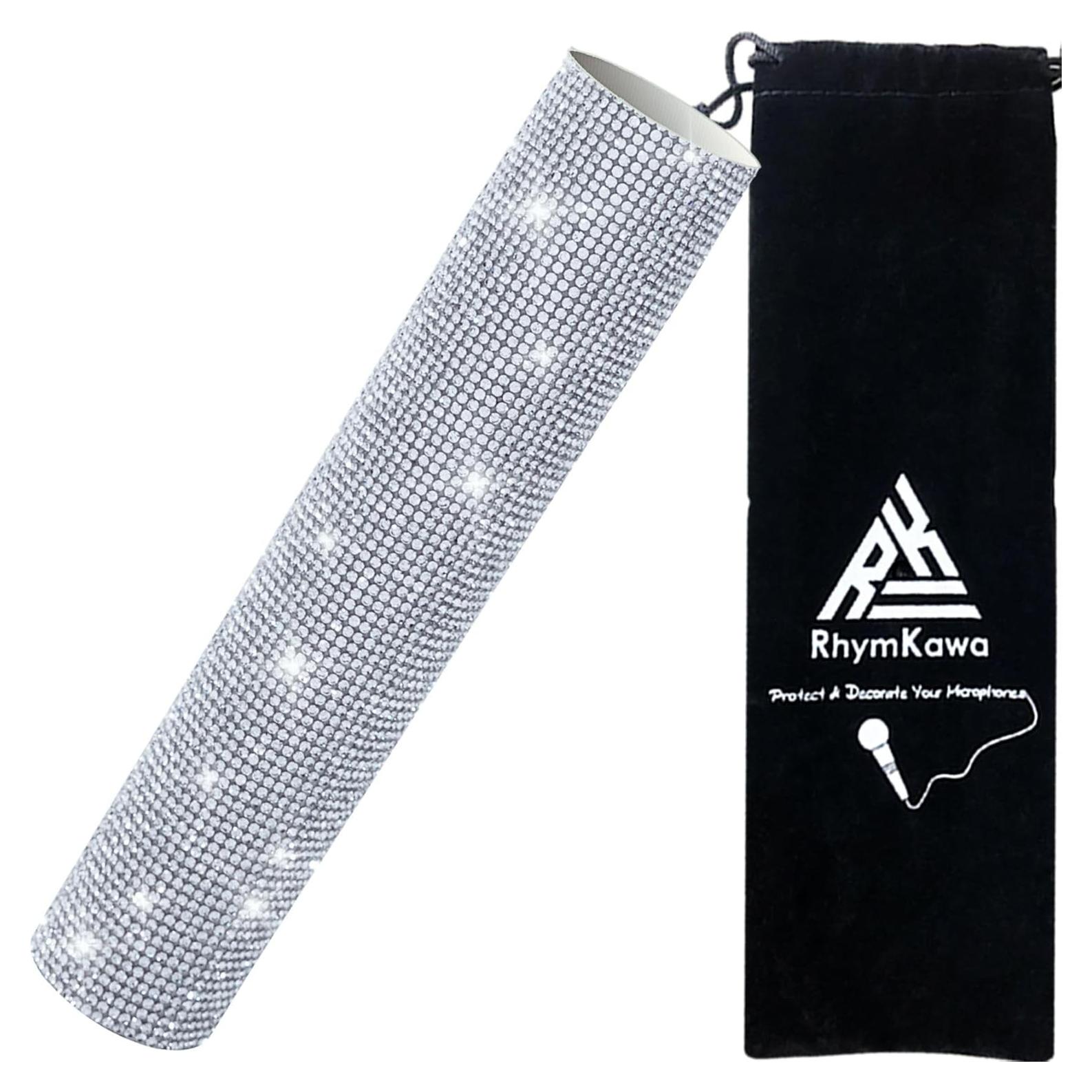 Cubierta de Mango de Micrófono Inalámbrico RhymKawa Plateada