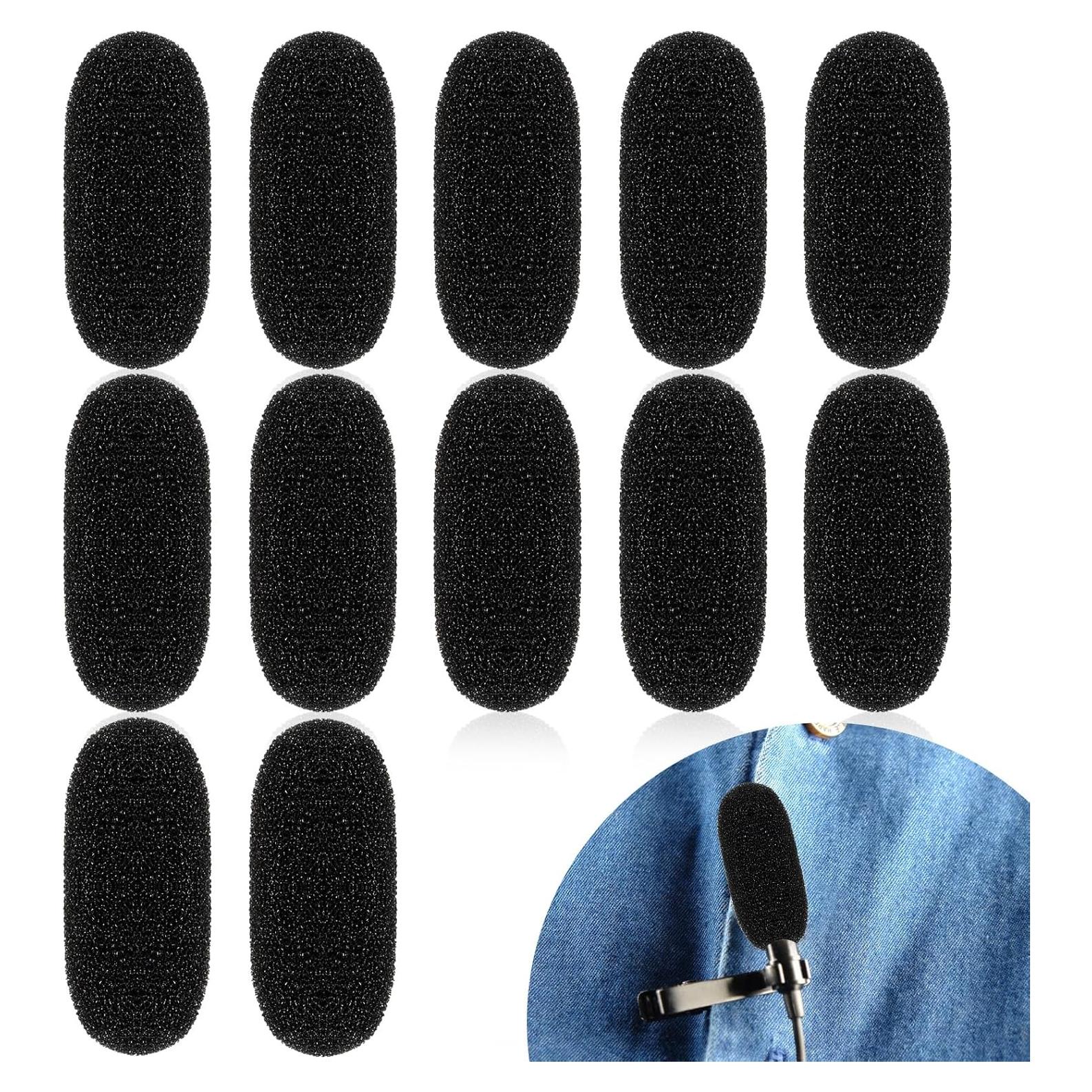 Paquete de 12 Cubiertas de Espuma para Micrófono Bremorou