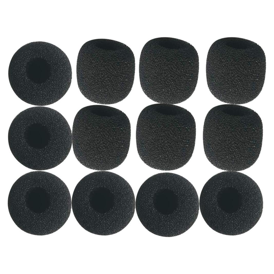 Cubiertas de Espuma para Micrófono Lavalier Canfon - Paquete de 12