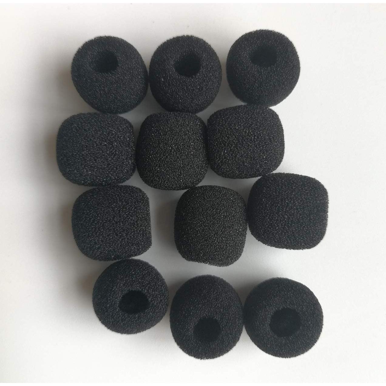 Cubiertas de Espuma para Micrófono Lavalier Canfon - Paquete de 12