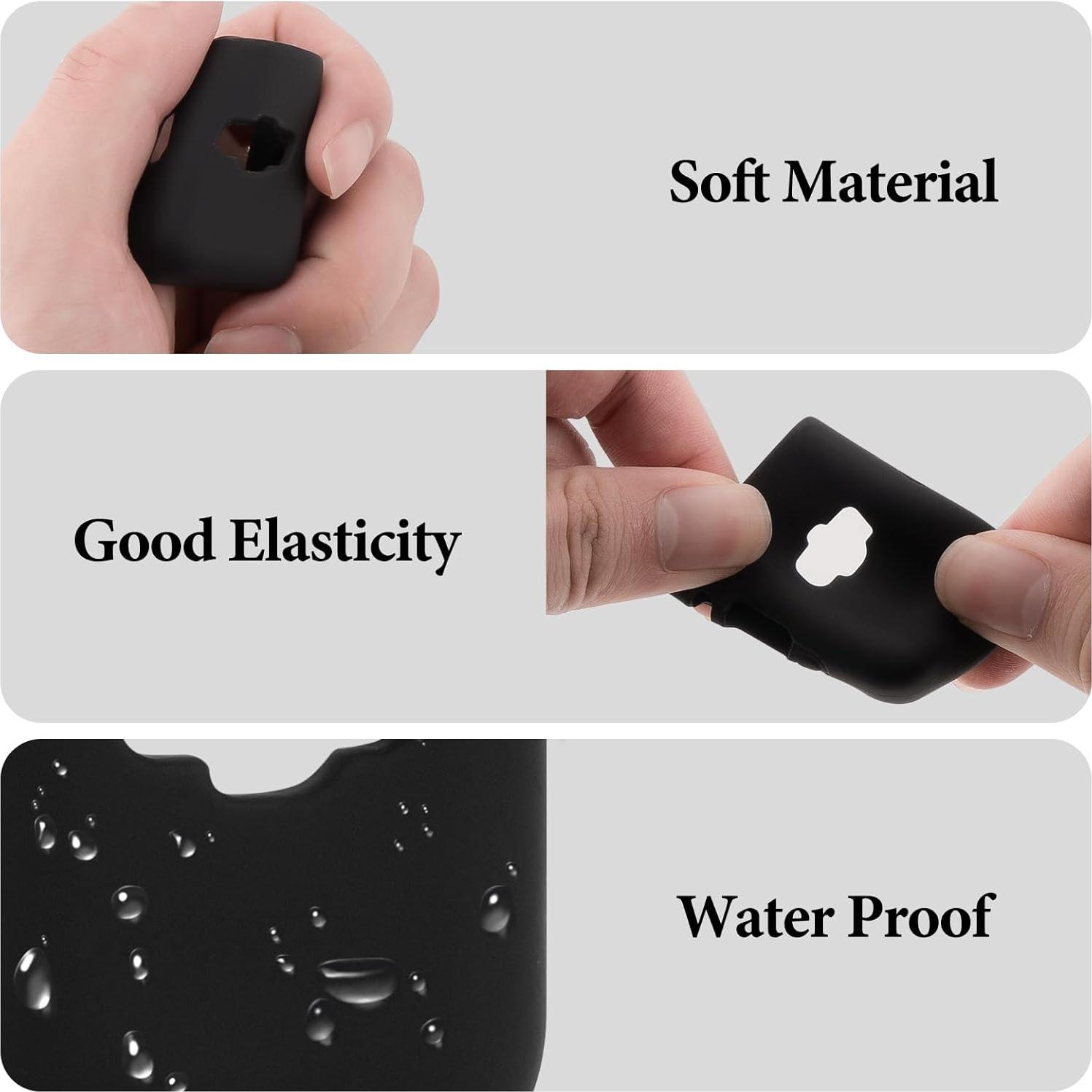 Funda protectora de silicona Geekria para micrófono DJI Mic 2 - 2 unidades