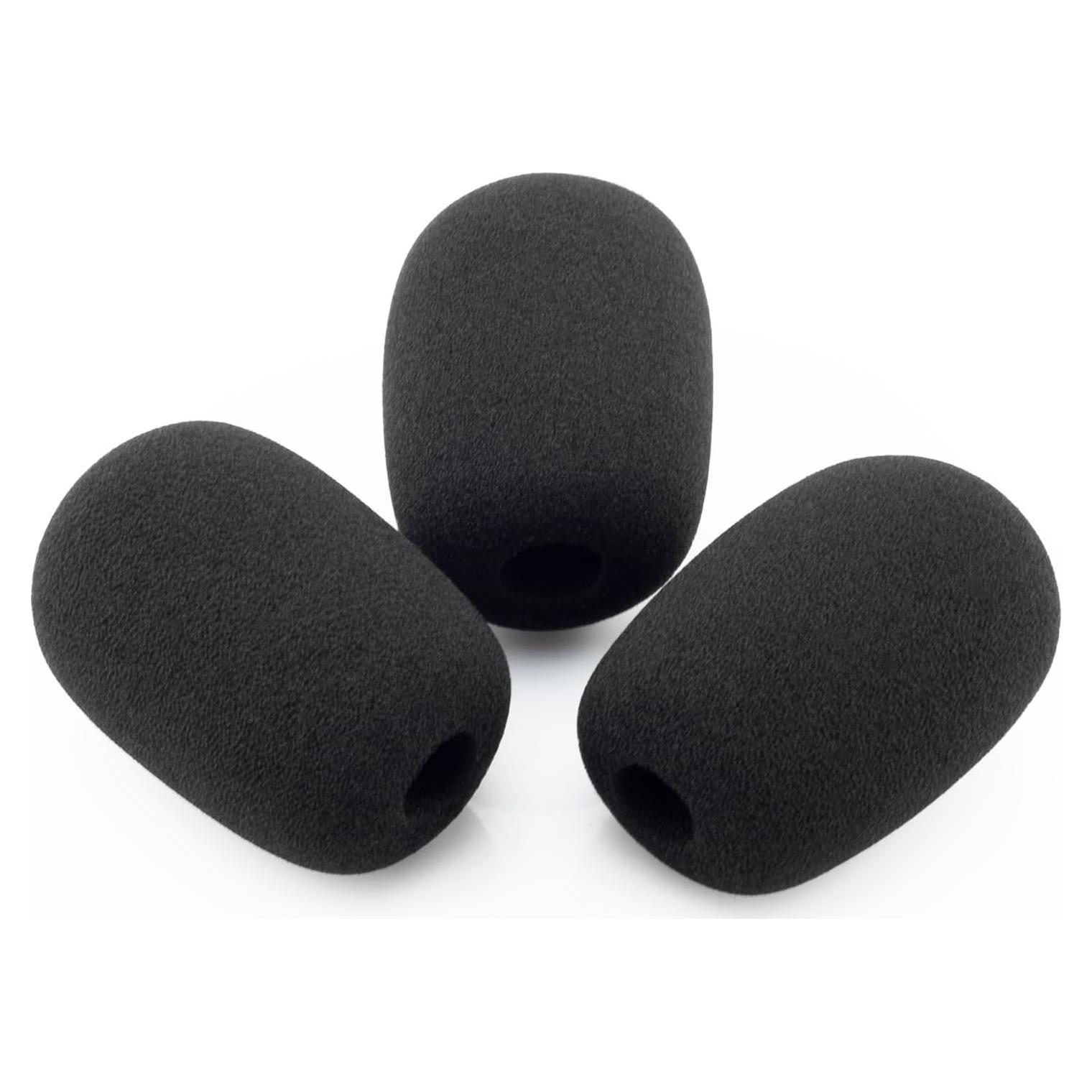 Funda de Viento LEFXMOPHY para Micrófono Shure MX412 - Paquete de 3