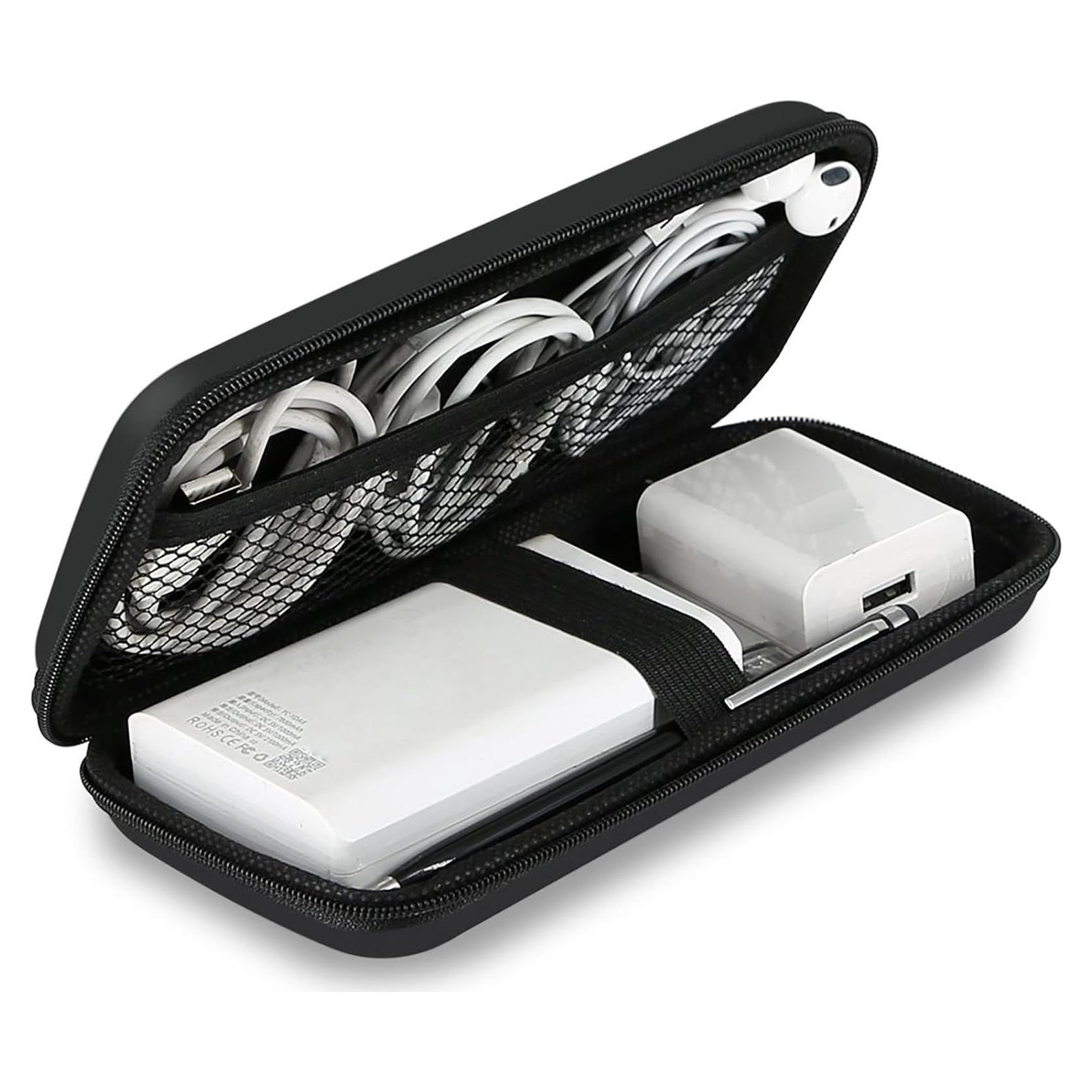 Estuche Organizador Electrónico iMangoo Pequeño Negro 19.05x10.16cm