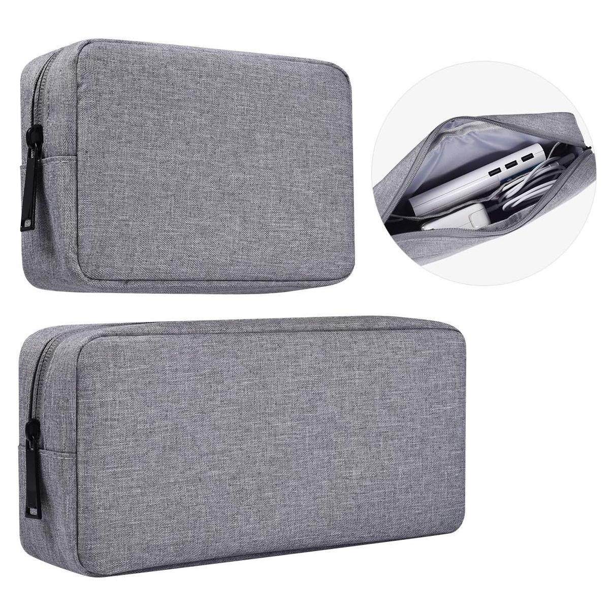 Bolsa de Almacenamiento de Accesorios Electrónicos imComor 2PCS Gris