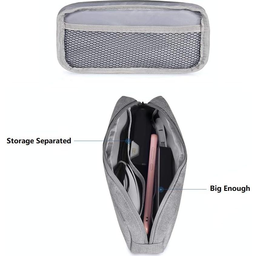 Bolsa de Transporte Suave ERCRYSTO Grande-Gris 22.5x11 cm