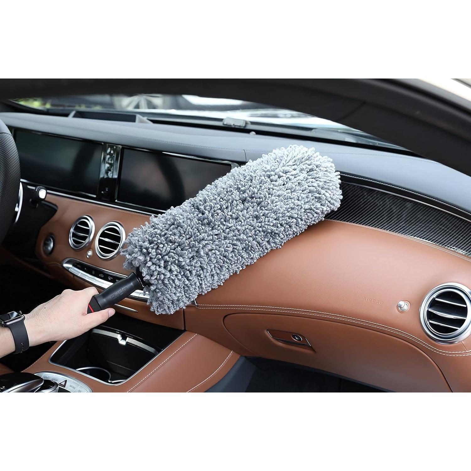 Kit de Limpieza de Autos Upra con Mango Extensible y Microfibra