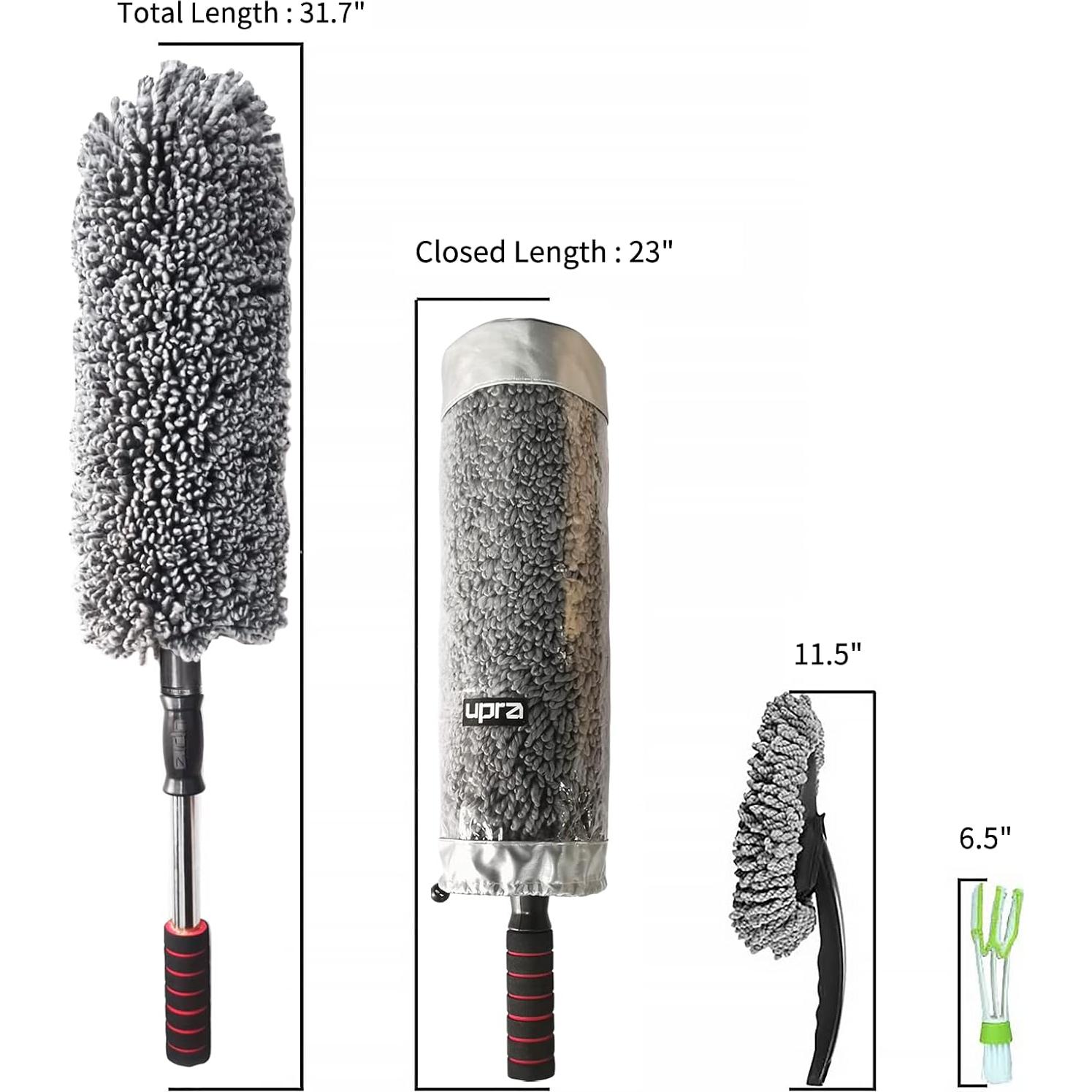 Kit de Limpieza de Autos Upra con Mango Extensible y Microfibra