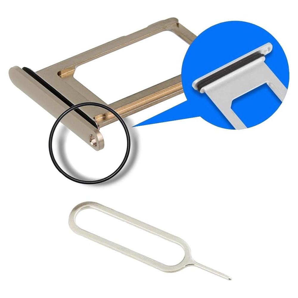 Soporte Bandeja SIM MMOBIEL para iPhone XS - Dorado - 2018