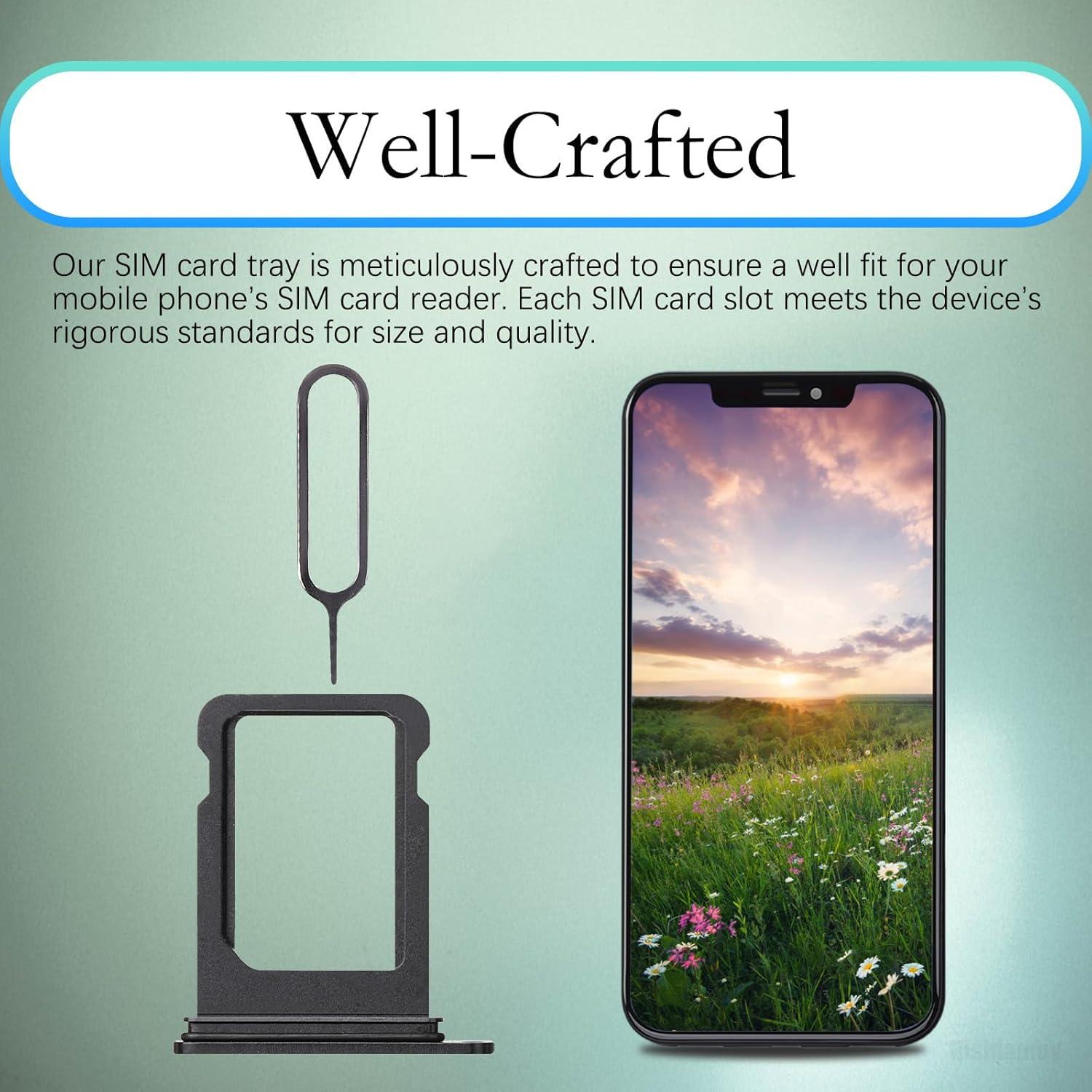 Bandeja de tarjeta SIM Midnight para iPhone SE 3ra Generación