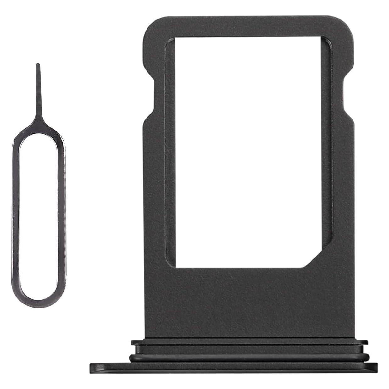 Adaptador de Tarjeta SIM para iPhone 8 Plus Risidamoy Negro