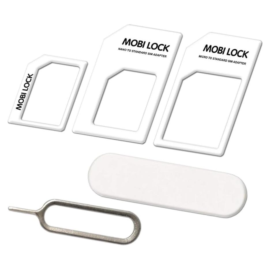Kit Adaptador Tarjeta SIM 6 en 1 Mobi Lock - Micro, Nano, Estándar