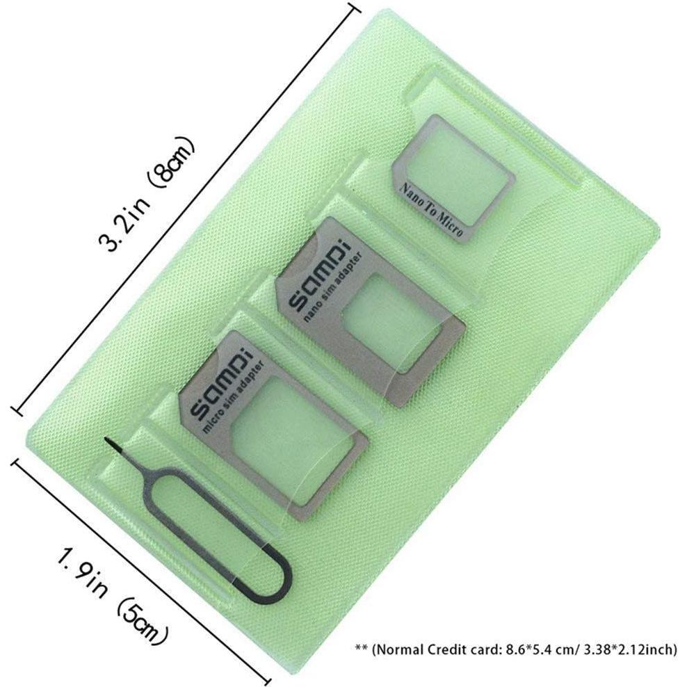 Kit Adaptador Tarjeta SIM Samdi Oro - Nano, Micro y Estándar
