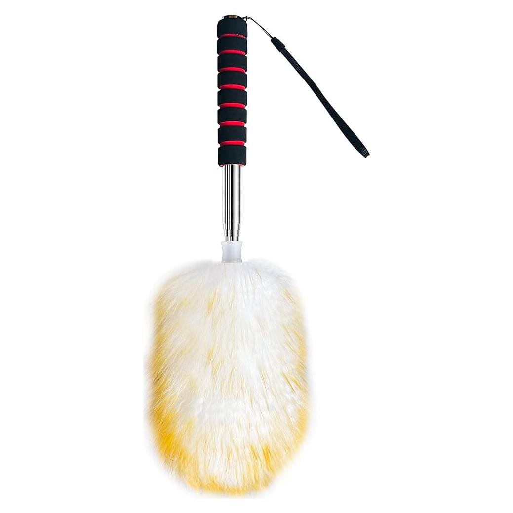 Duster de lana de cordero MKUN con mango extensible 114.3 cm