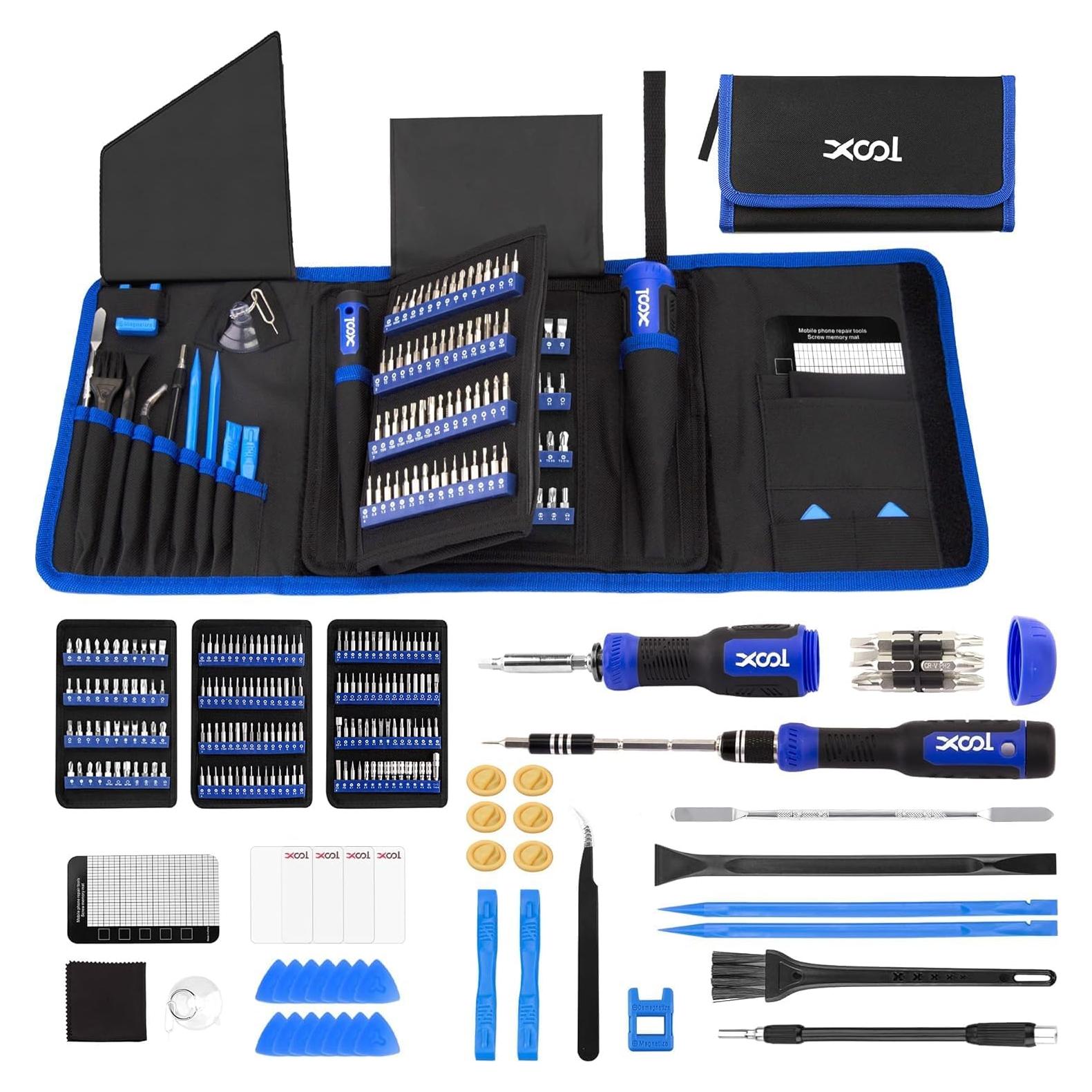 Kit de Destornilladores de Precisión XOOL 200 en 1 con 164 Puntas