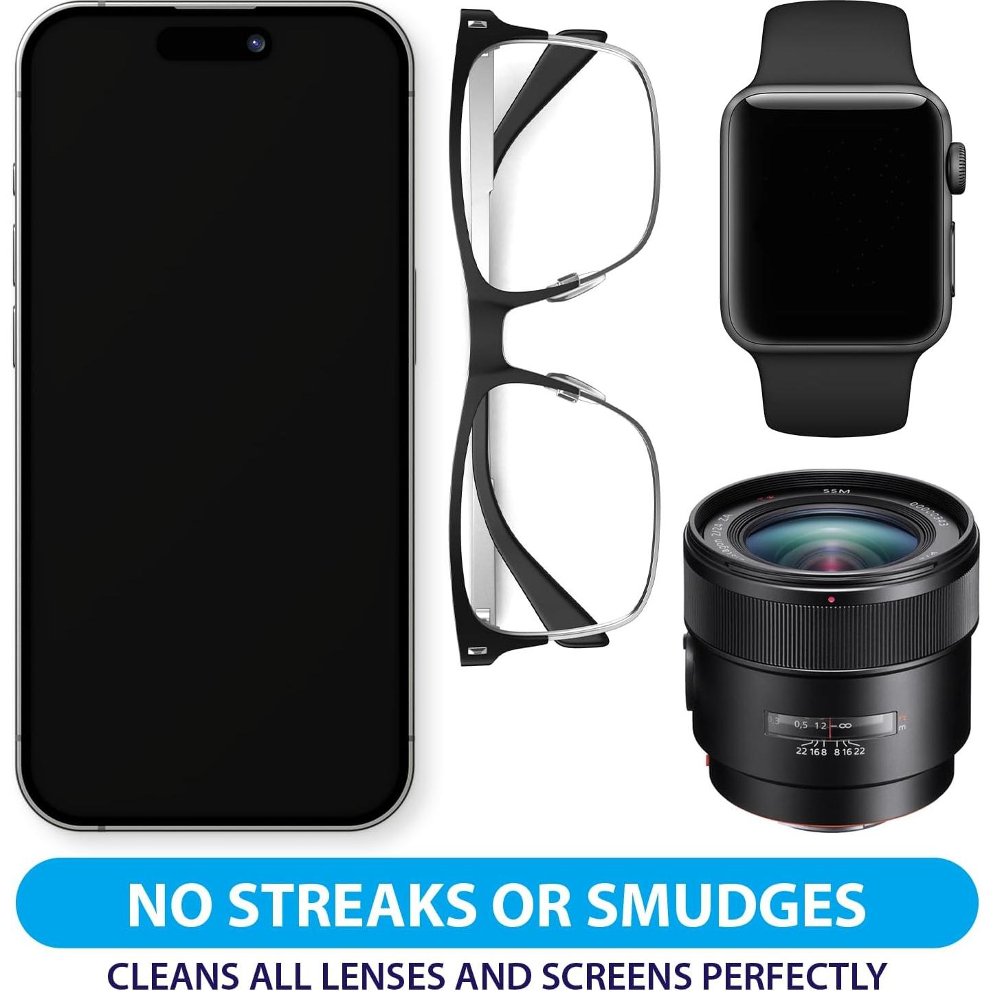 Toallitas de Limpieza para Gafas Maxi Clean - 200 Unidades