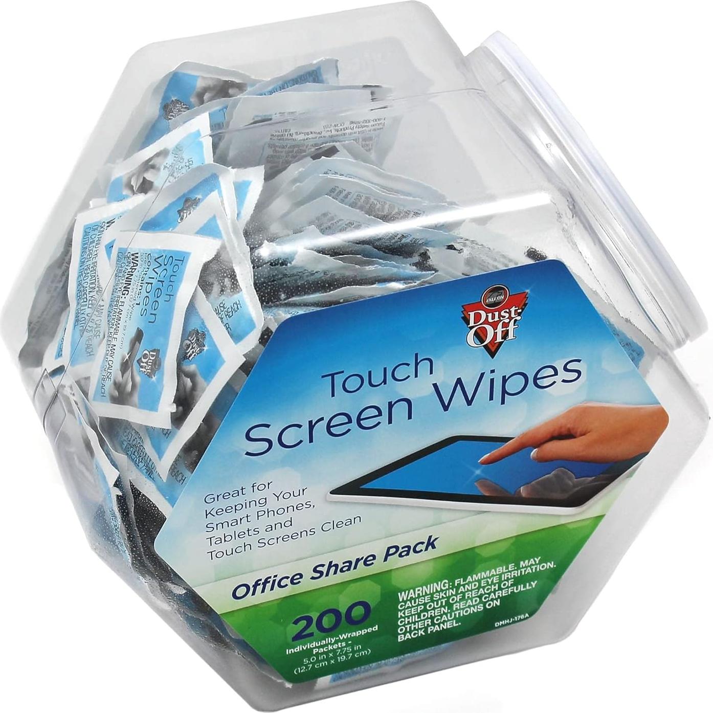 Toallitas para Pantallas Táctiles Falcon Dust-Off 200 Unidades