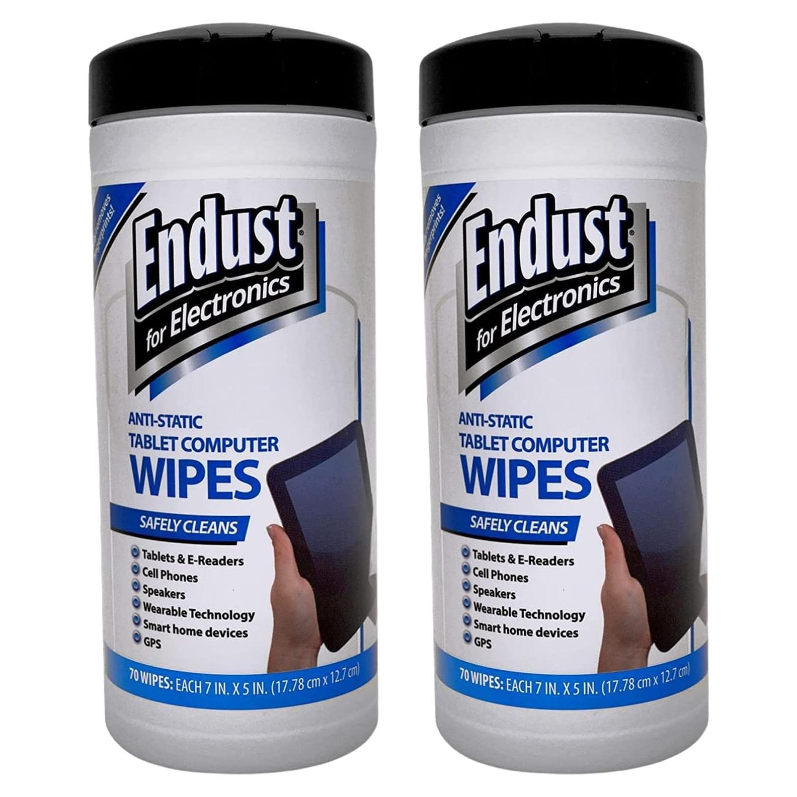Toallitas de Limpieza Endust para Electrónicos - 140 Unidades