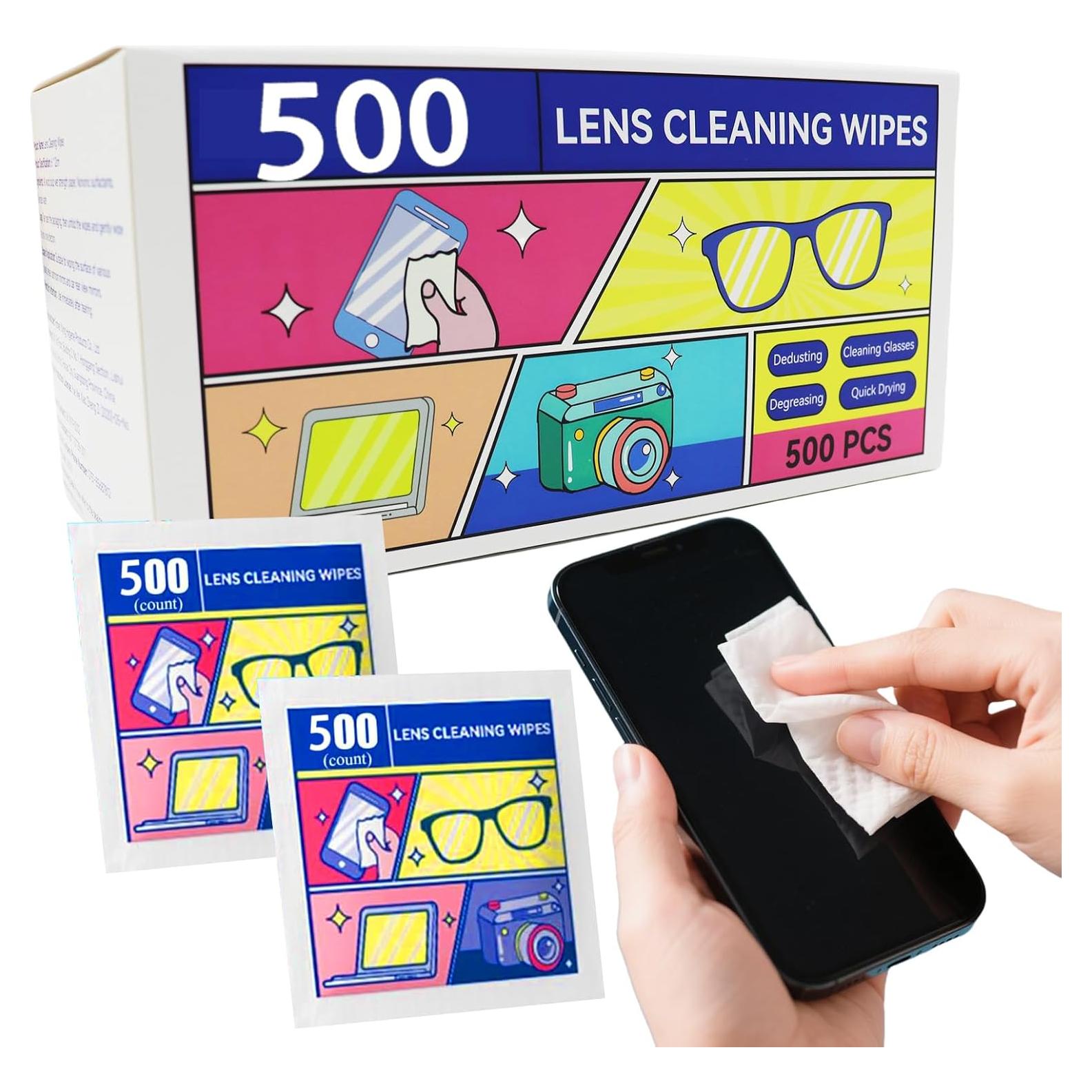 Toallitas de limpieza para lentes HI FINE CARE - 300 unidades