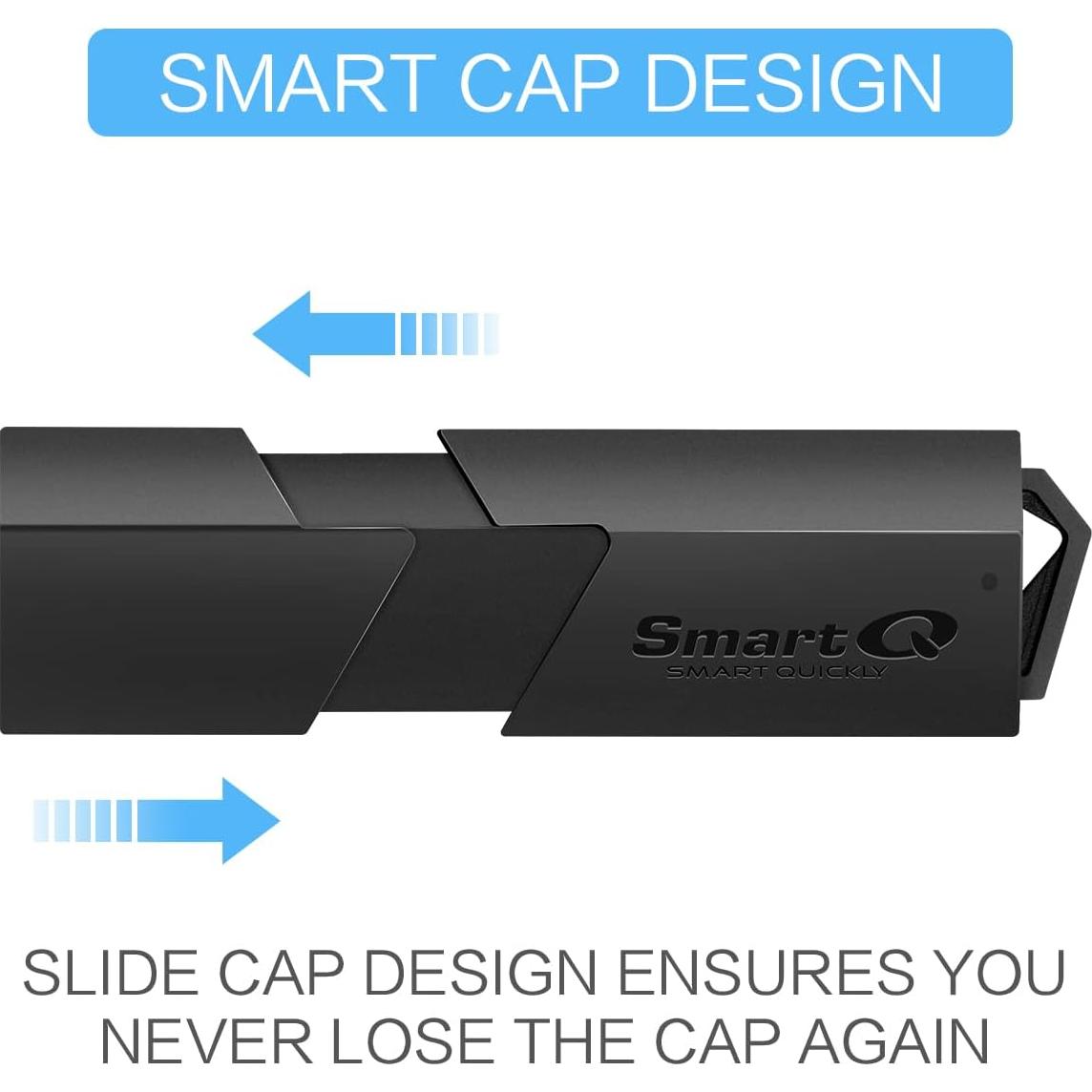 Lector de Tarjetas USB 3.0 SmartQ C307 Portátil 2-en-1