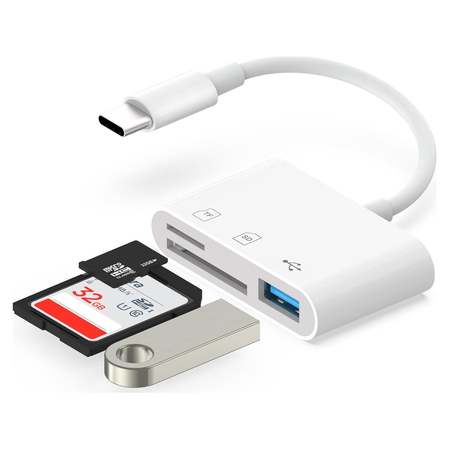 Lector de Tarjeta SD USB-C O-Mei Stars para iPhone 15/16