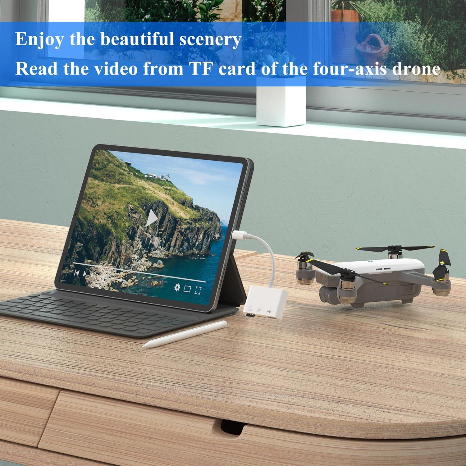 Lector de Tarjeta SD USB-C O-Mei Stars para iPhone 15/16