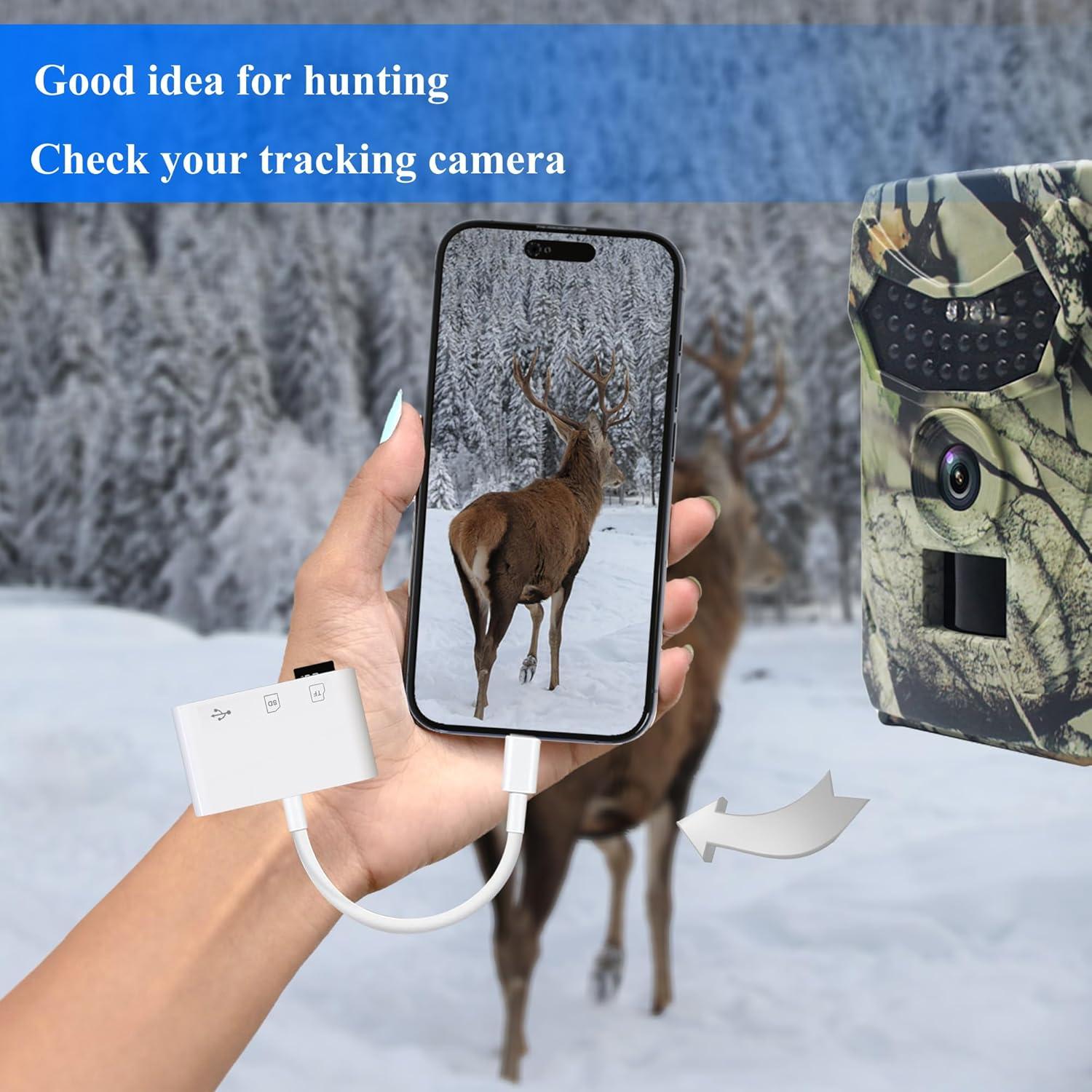 Lector de Tarjeta SD USB-C O-Mei Stars para iPhone 15/16