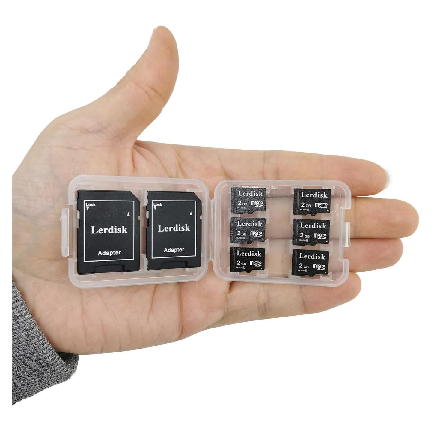 Tarjeta Micro SD 2GB Lerdisk C6 con adaptador SD - Paquete 6 unidades