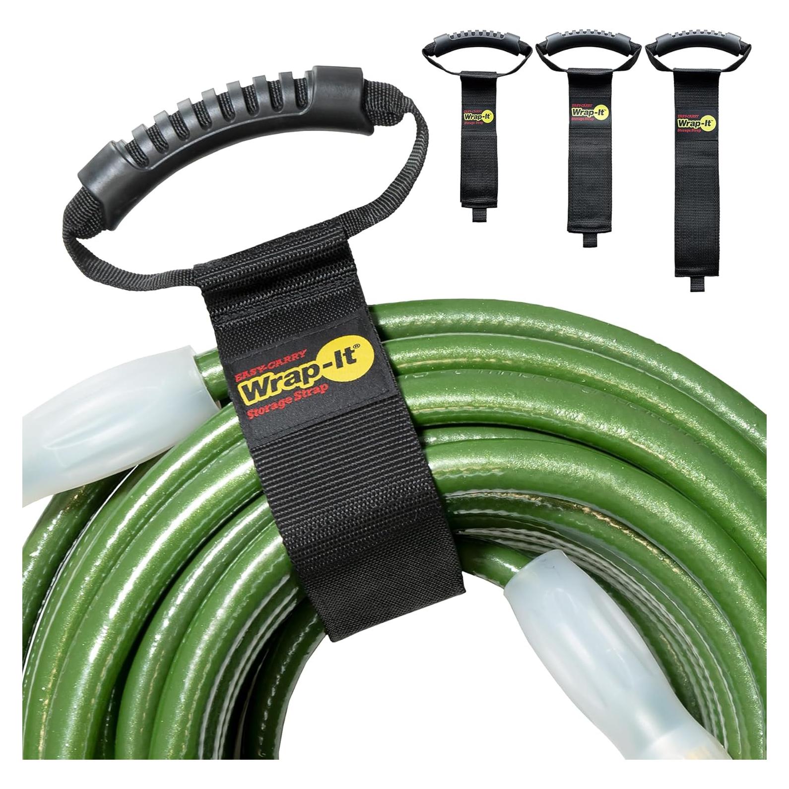 Correas de Almacenamiento Wrap-It - Paquete de 3 Negro 43.2-71.1 cm