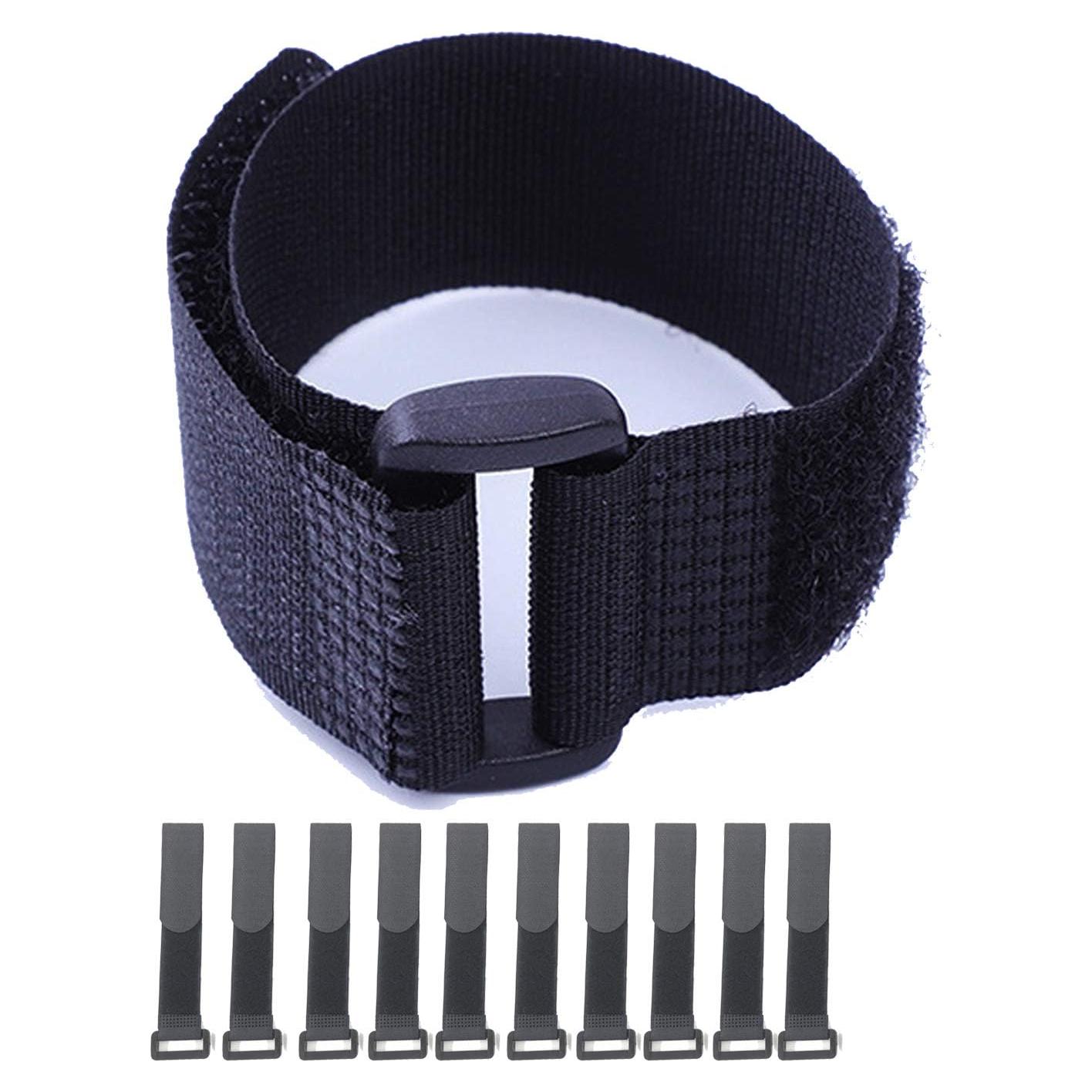 Correas de Cable Autoadhesivas HUAPX 2.5 cm x 30.5 cm - Paquete de 10