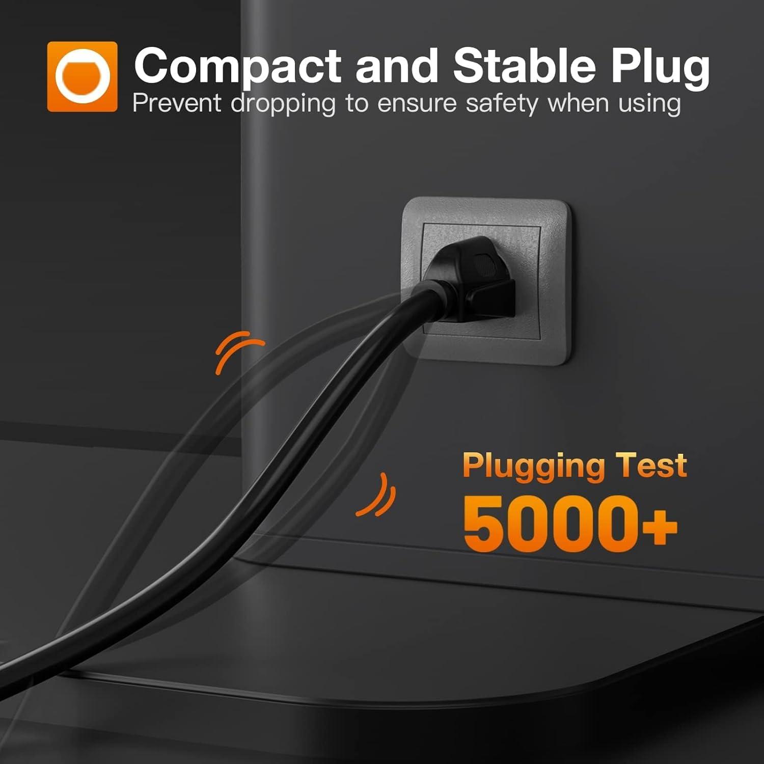 Cable de Extensión Exterior Addlon 7.62m 16AWG Impermeable Negro