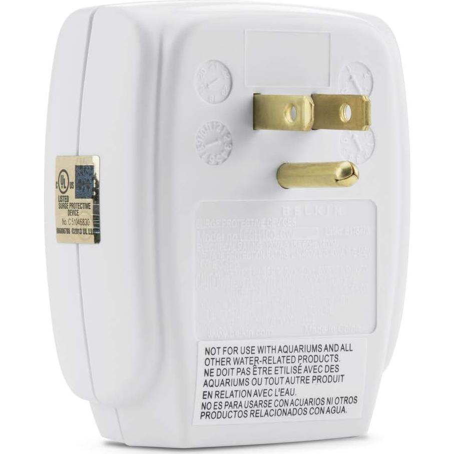 Protector Sobretensiones Belkin F9H100-CW 885 Joules 1 Enchufe