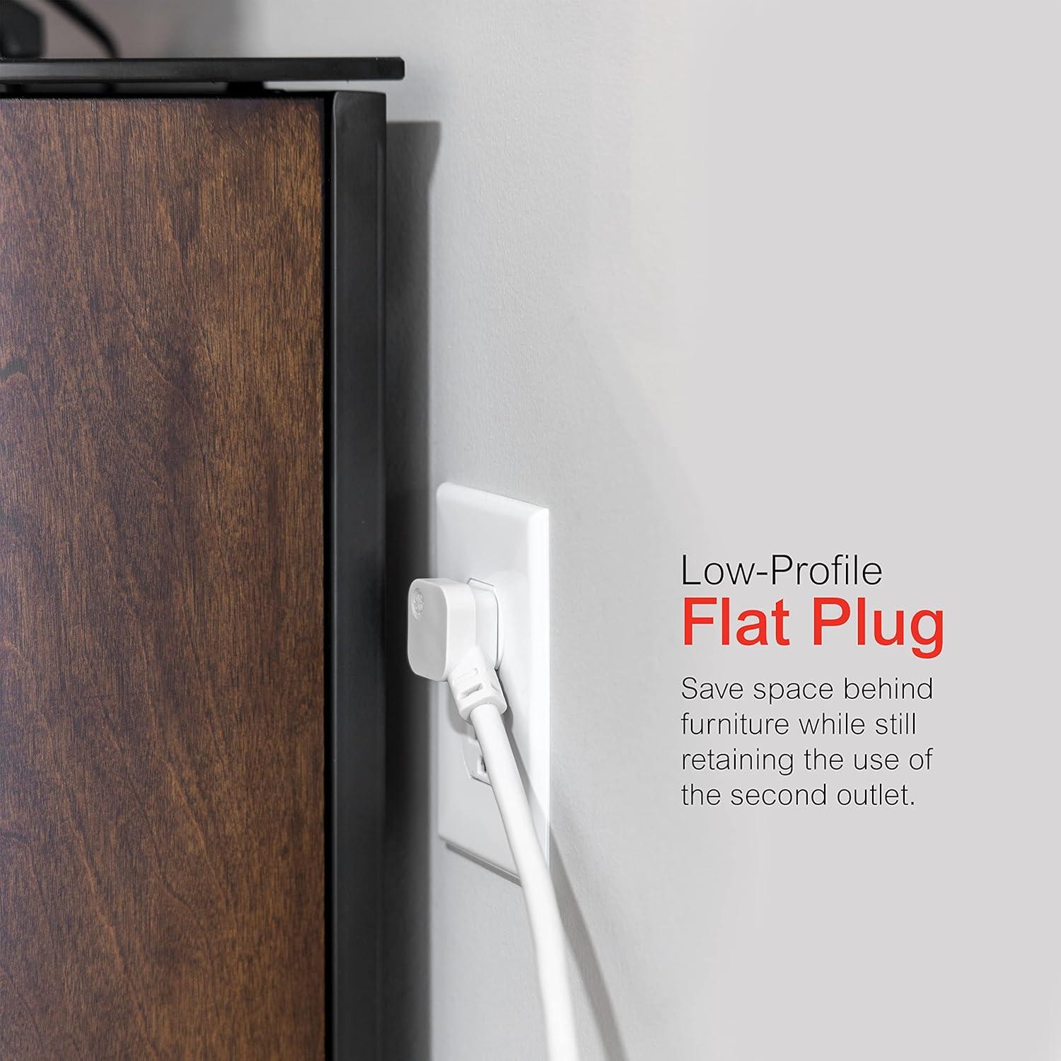 Protector Sobretensiones GE 6 Salidas 0.61 m Blanco 620 Joules