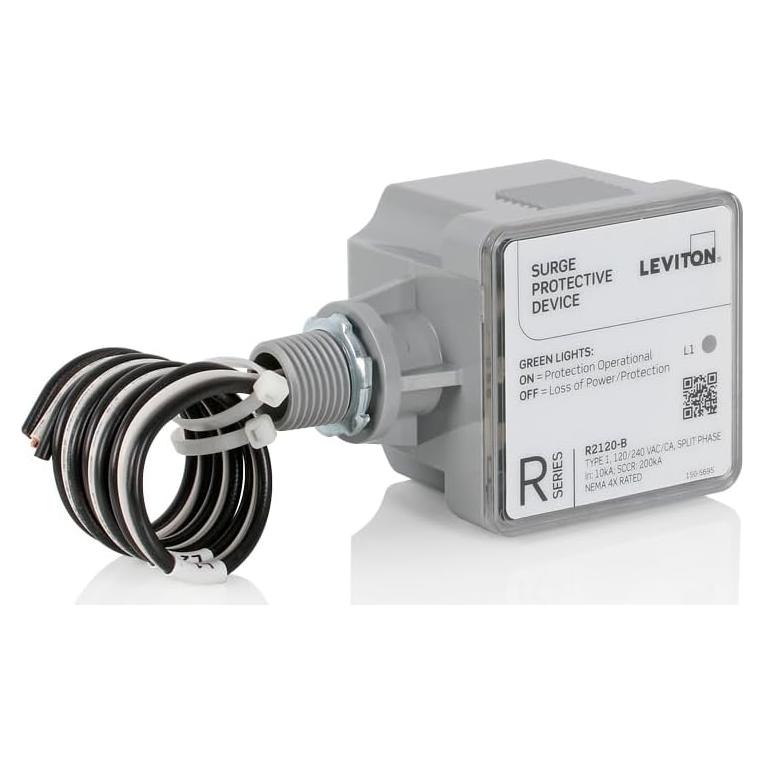 Panel de Protección contra Sobretensiones Leviton R2120-B 36kA