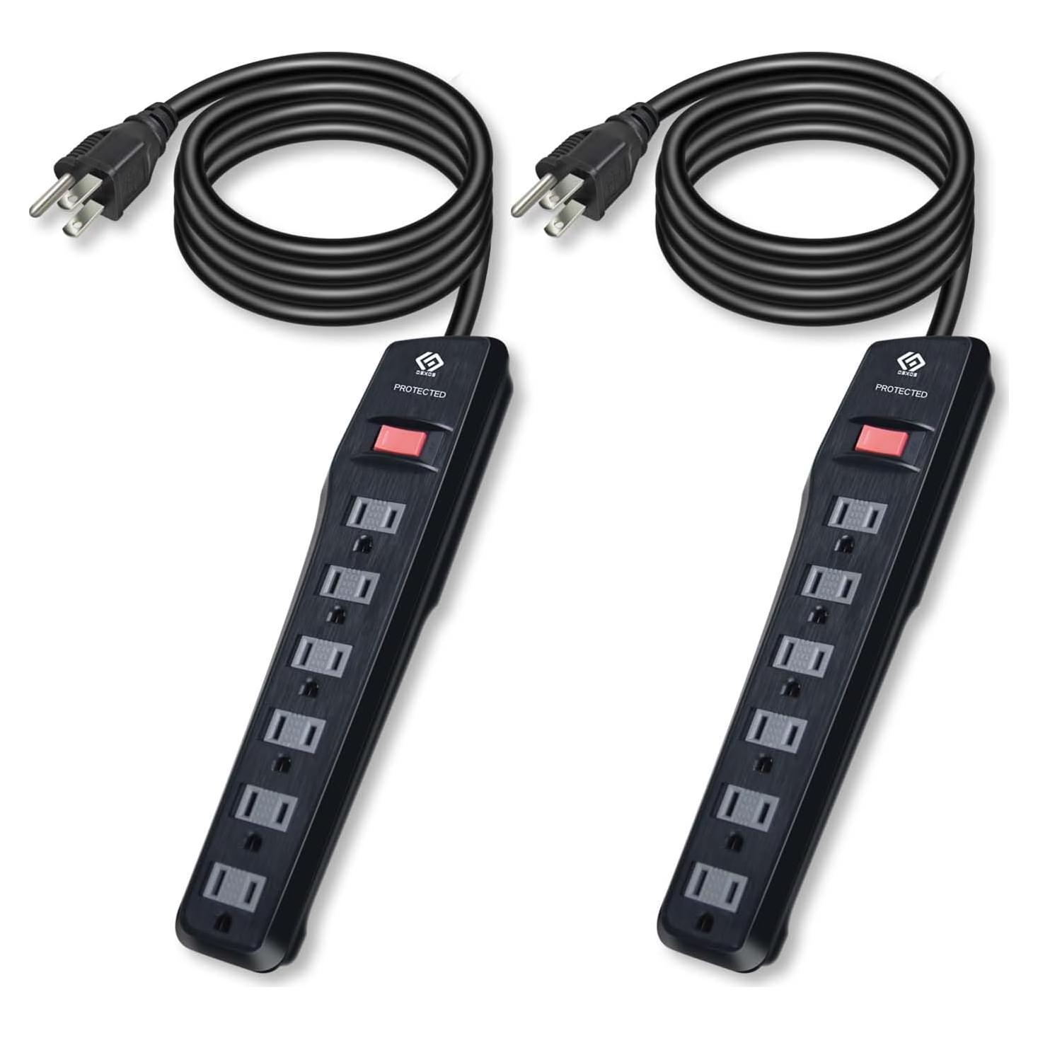 Regleta de Protección Sobretensiones OSKOS 6 Salidas 1.83m 500J