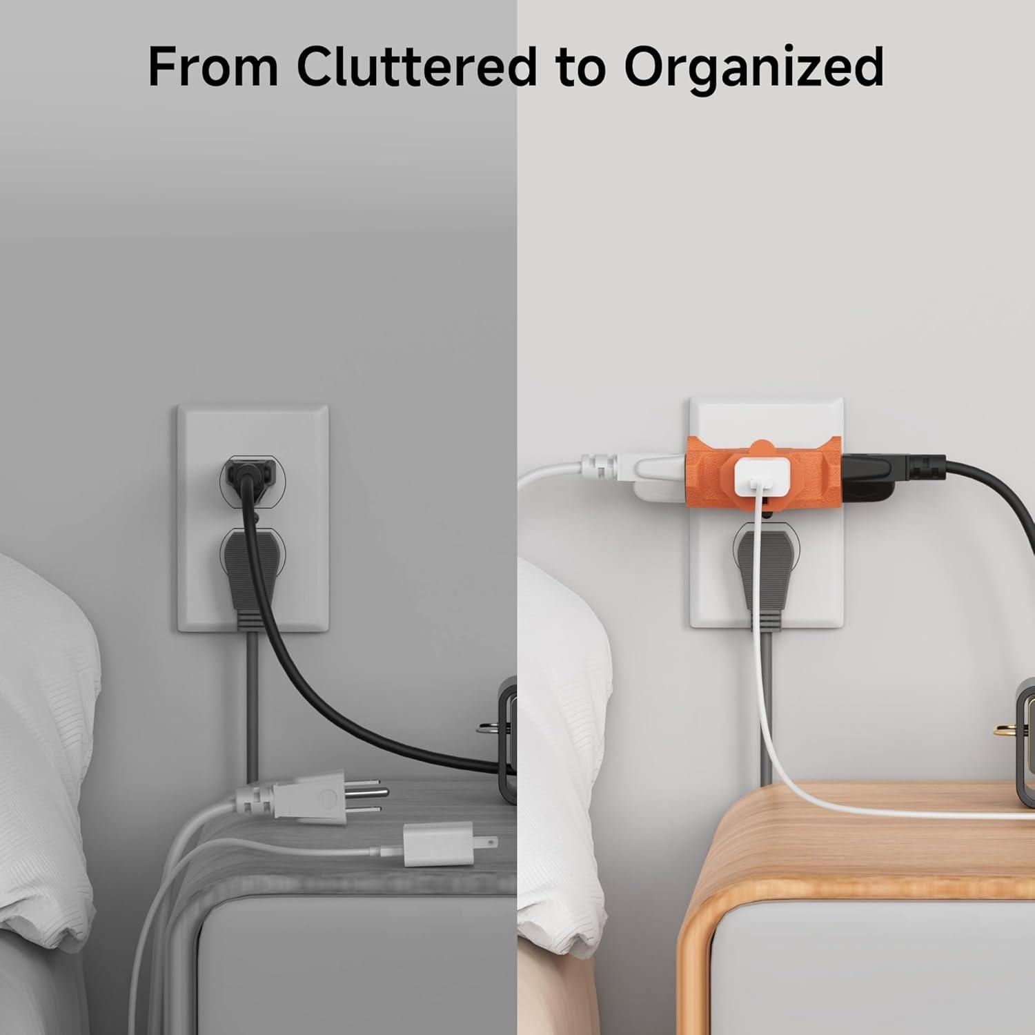 Adaptador de Enchufe de 3 Vías Cable Matters 15A 3-Pack