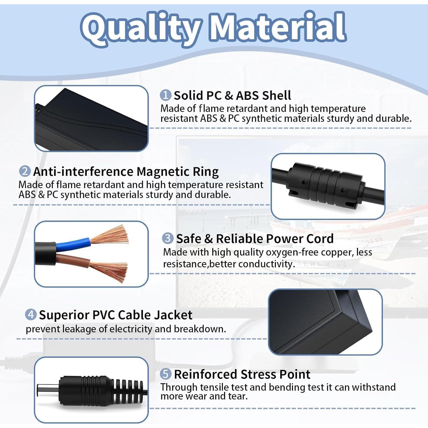 Fuente de Alimentación 12V 5A Waysse Adaptador AC DC