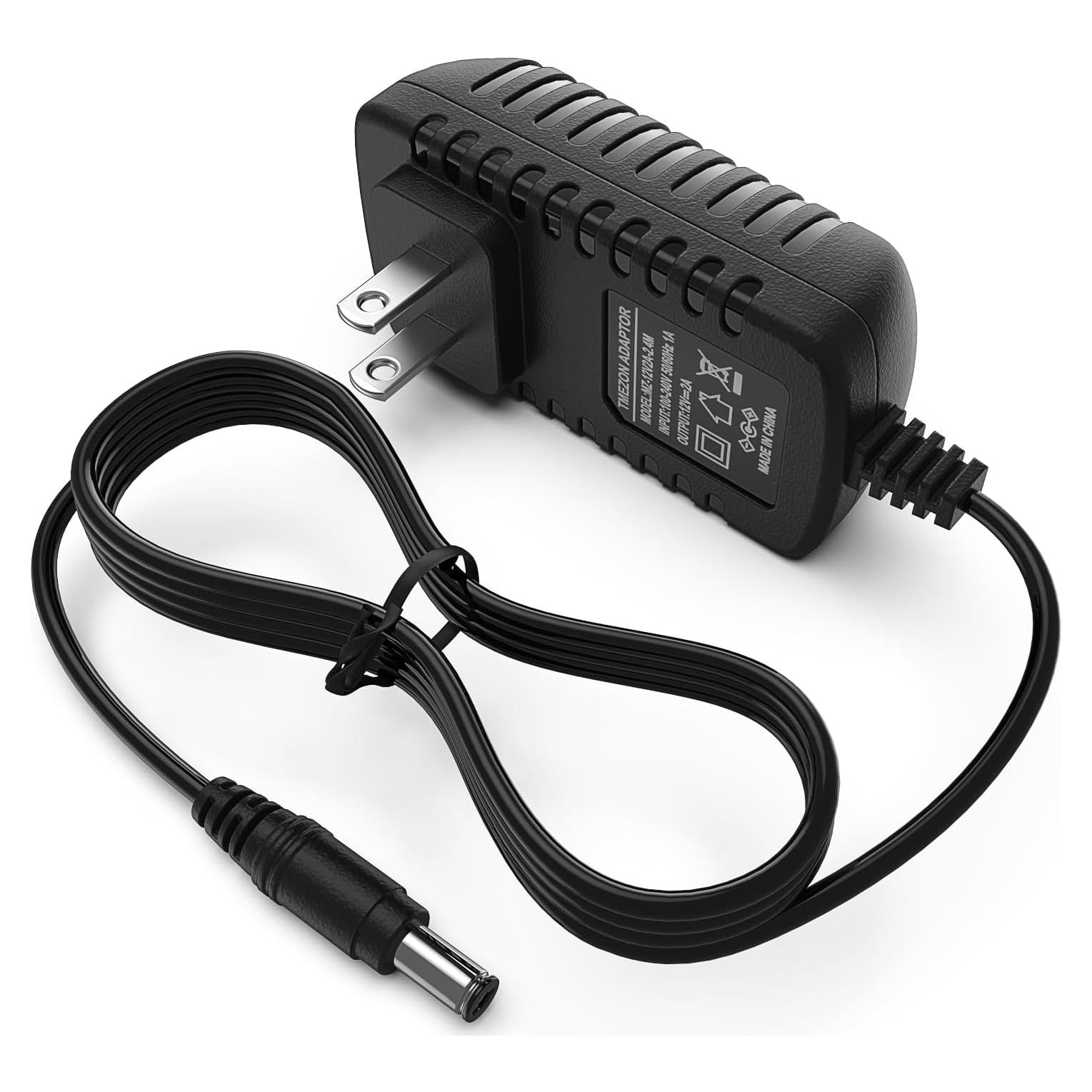 Adaptador de corriente TMEZON 12V 2A con cable 2.4m
