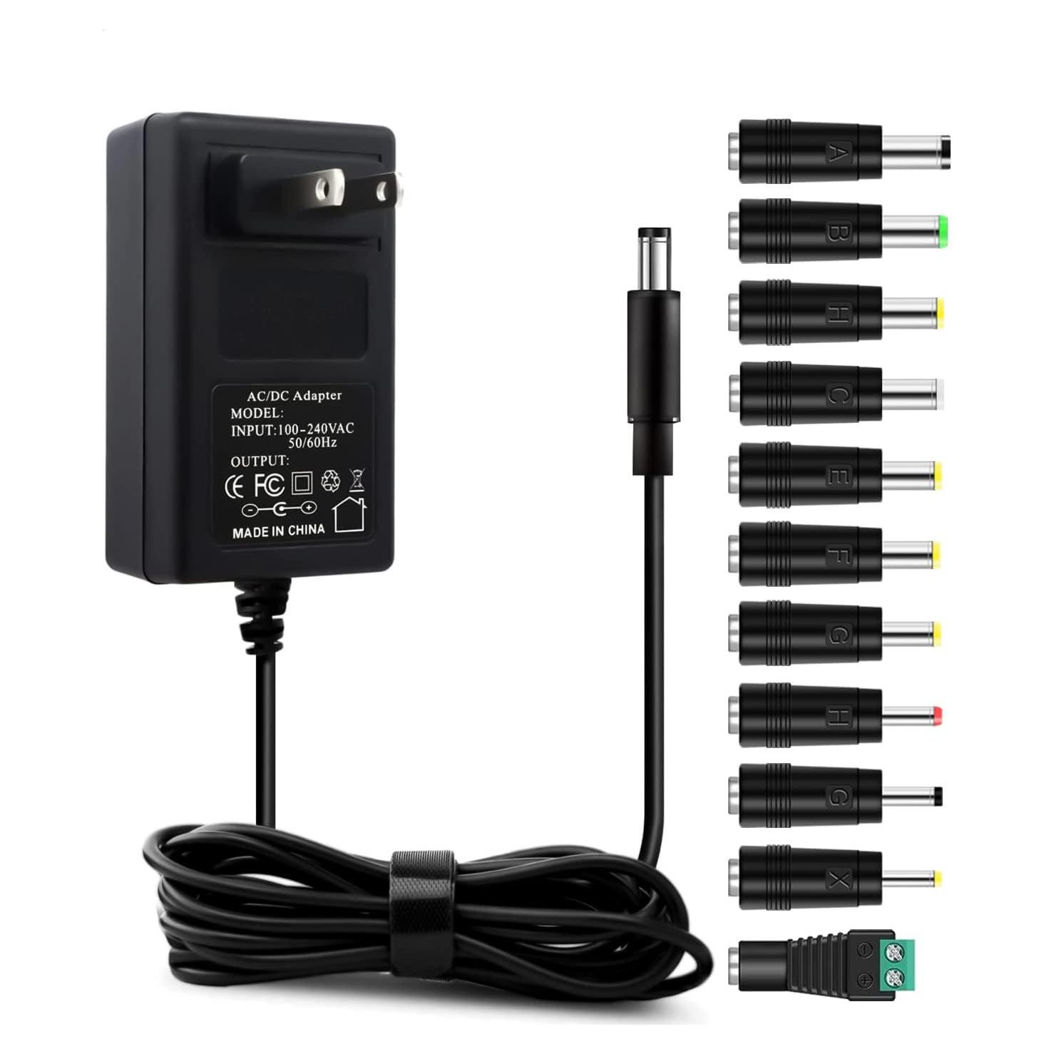 Adaptador de Corriente 12V 3A LitStar con 11 Enchufes DC