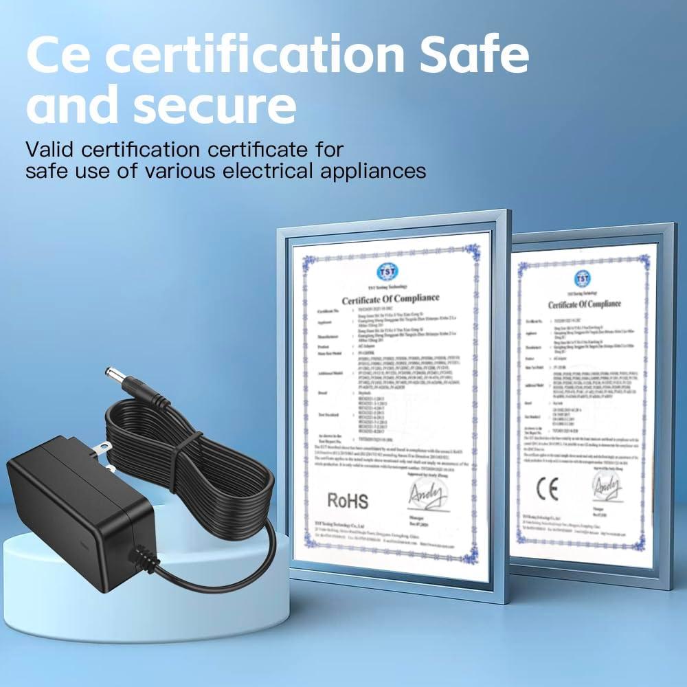 Fuente de Alimentación DC 12V 2A MTDZKJG Adaptador 24W 3m