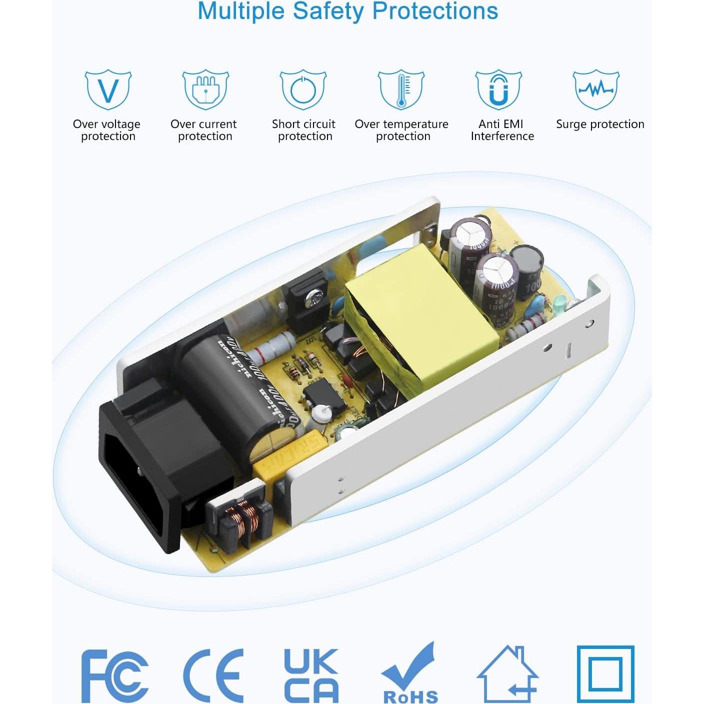 Fuente de Poder 12V 6A ALITOVE Adaptador AC a DC 72W