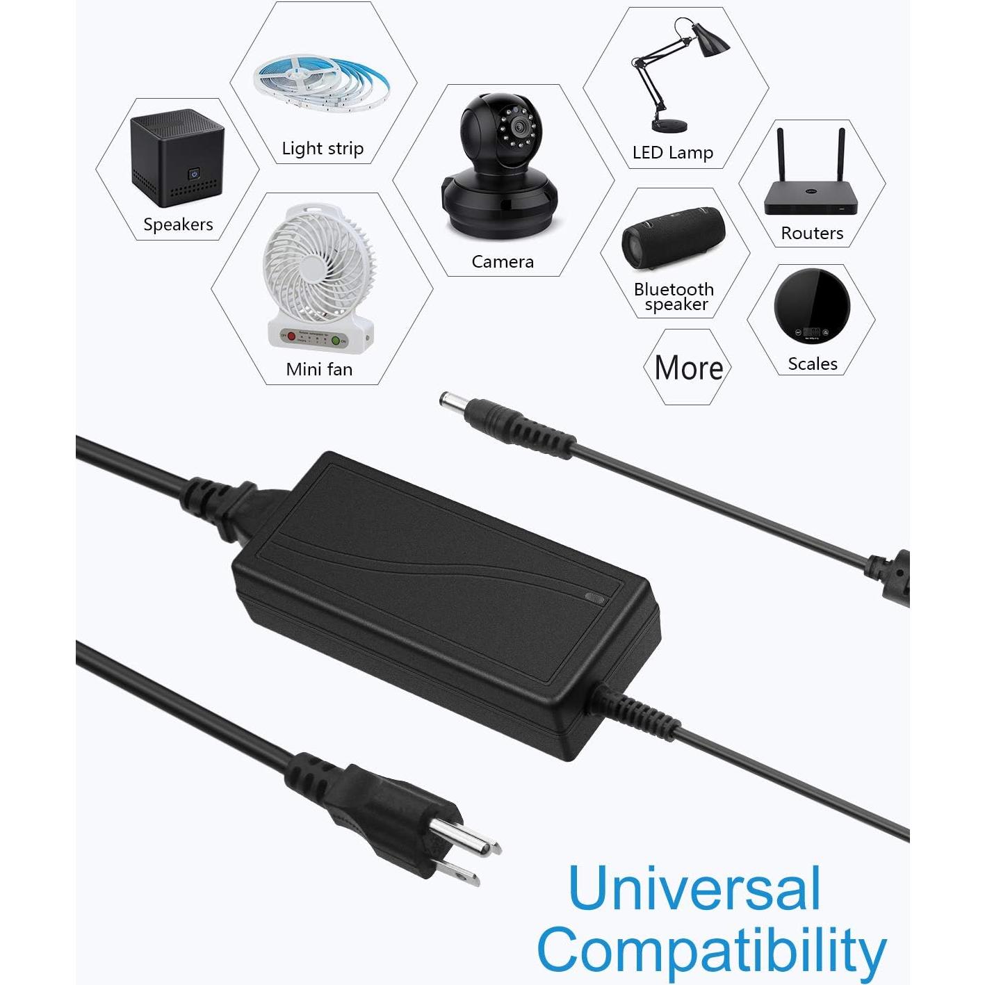 Fuente de Poder 12V 6A ALITOVE Adaptador AC a DC 72W