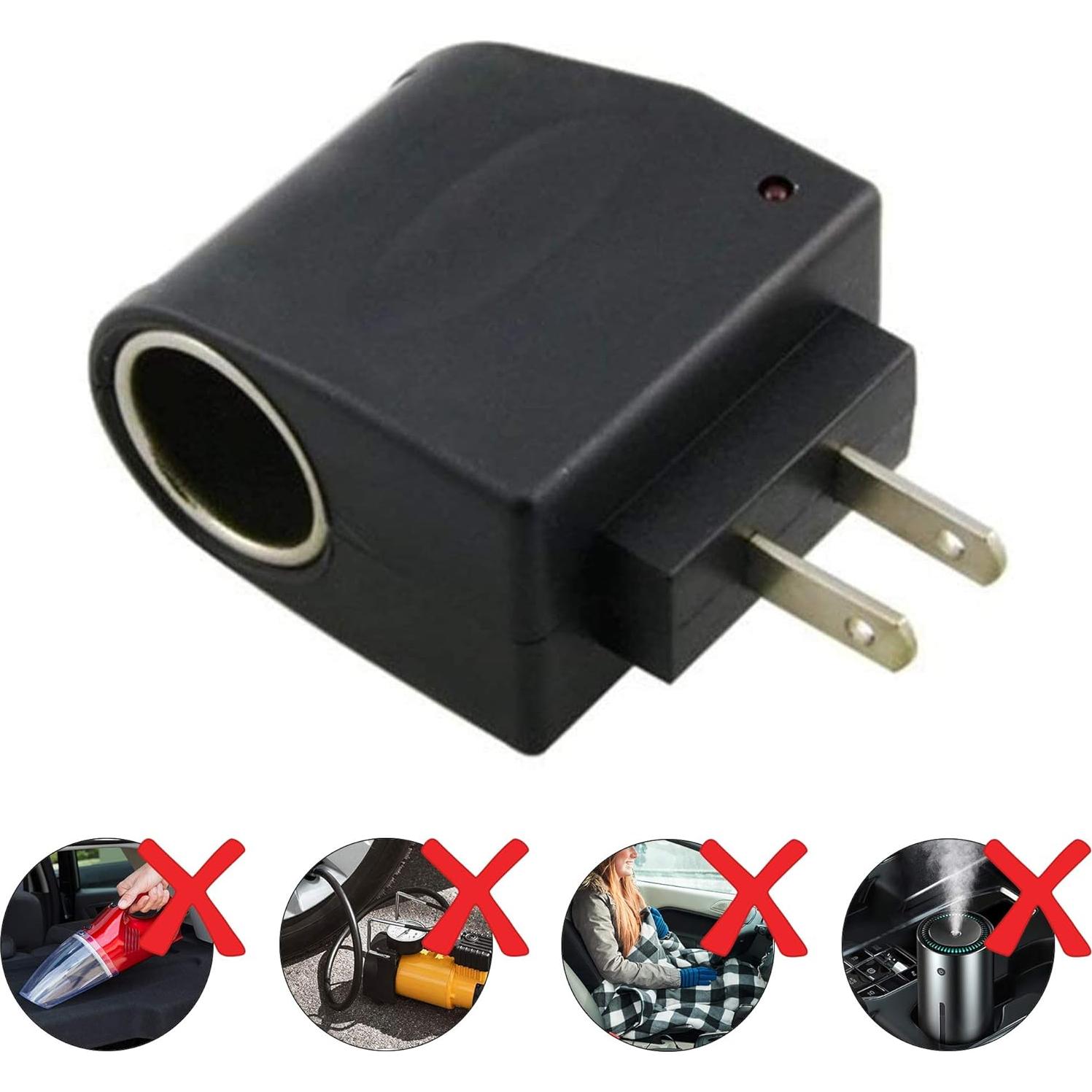 Adaptador Convertidor 110V CA a 12V CC iSaddle 500mA