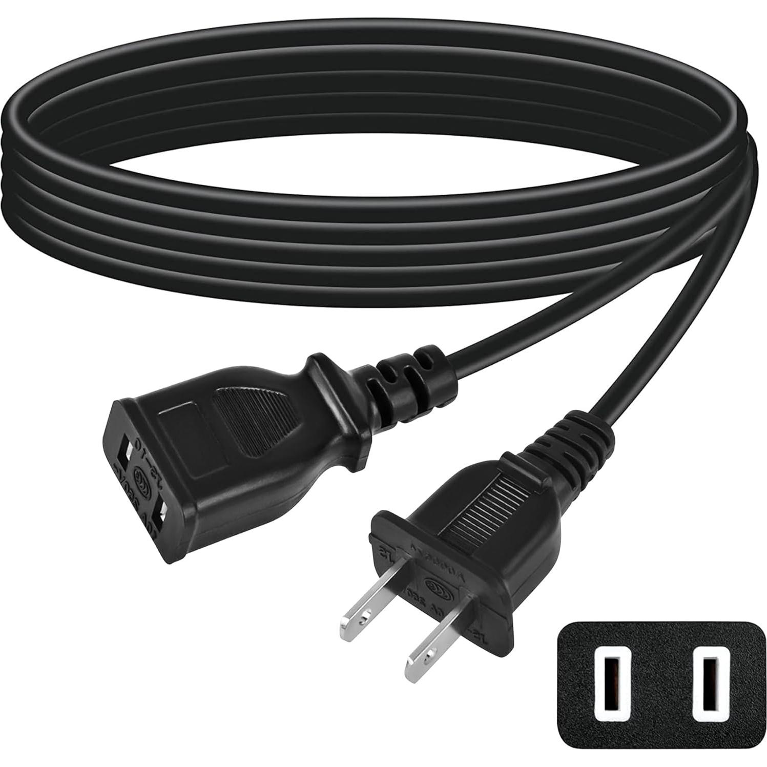 Cable de Alimentación AC J-ZMQER para Ventilador Ryobi 18V